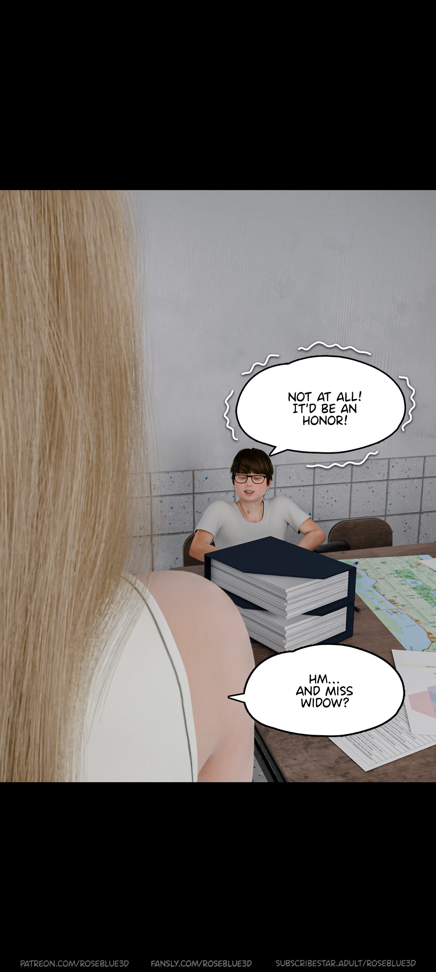 My Neighbor’s Widow [Rose Blue 3D] - Chapter 47 — Page 71