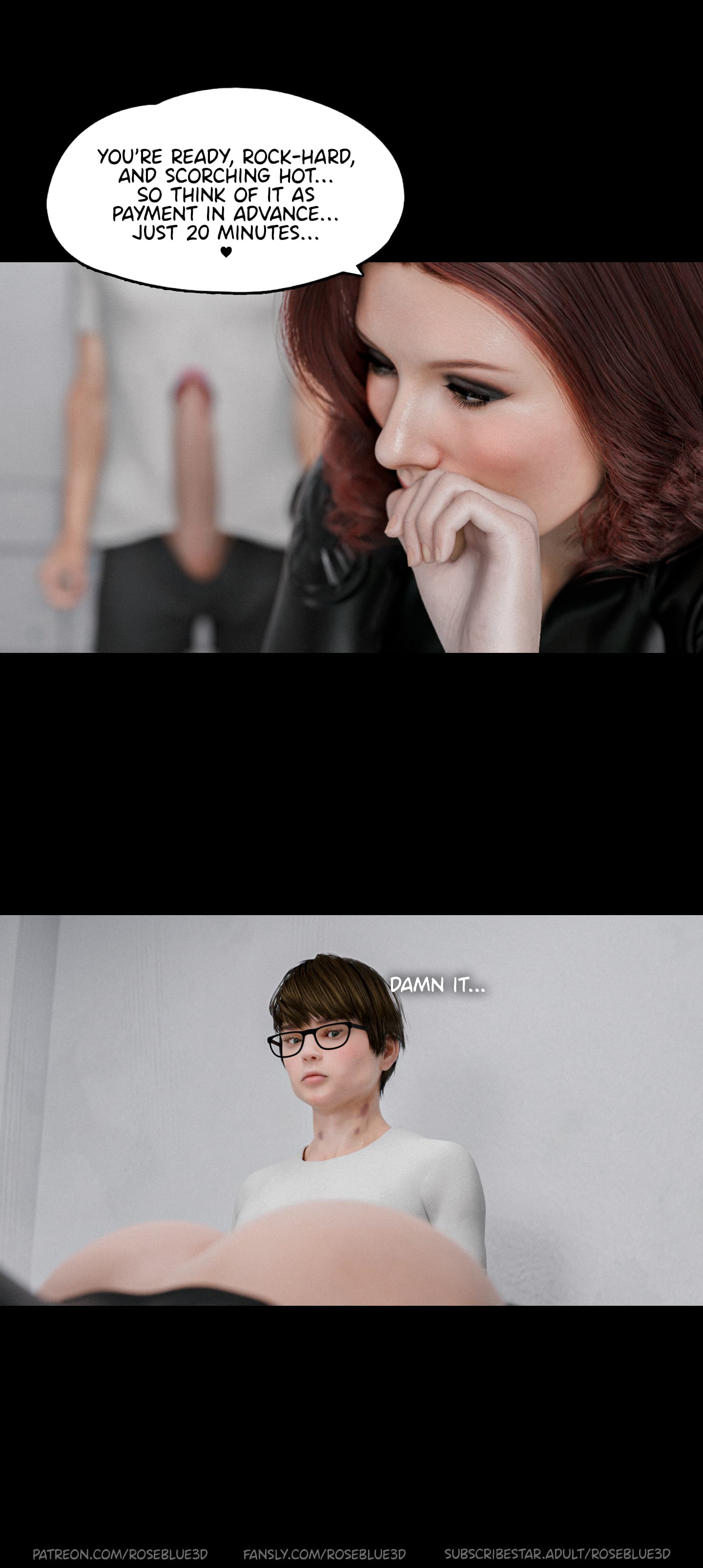 My Neighbor’s Widow [Rose Blue 3D] - Chapter 47 — Page 90