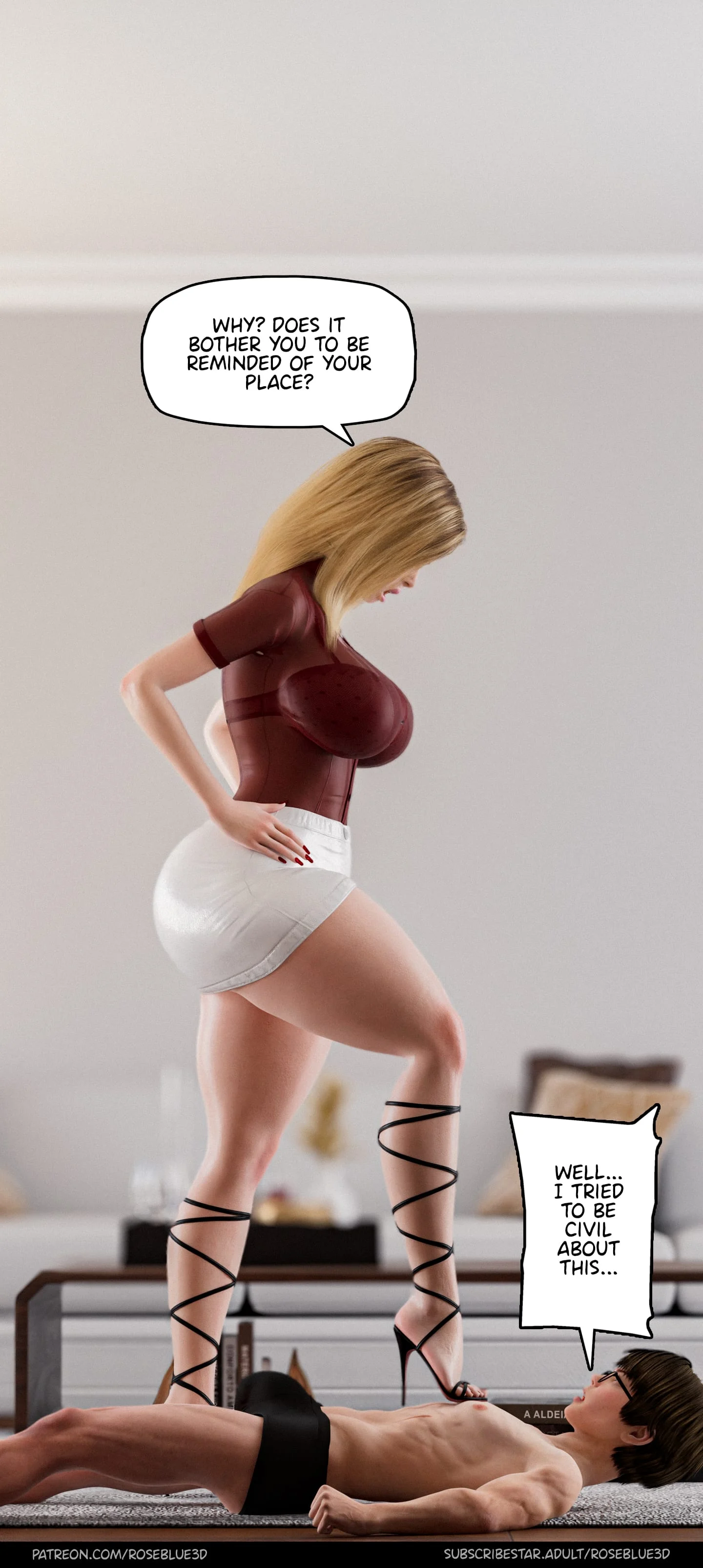 My Neighbor’s Widow [Rose Blue 3D] - Chapter 41 — Page 38