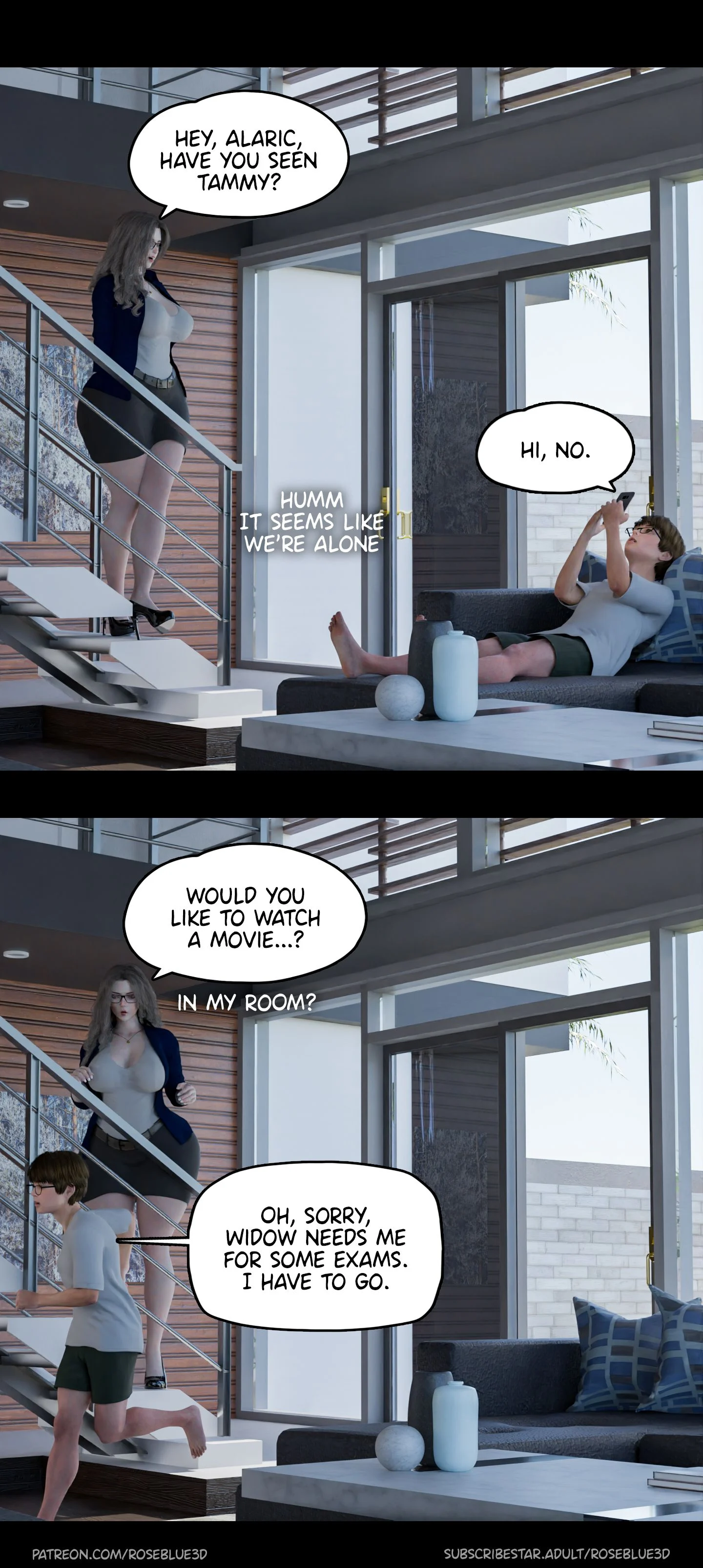 My Neighbor’s Widow [Rose Blue 3D] - Chapter 26 — Page 36
