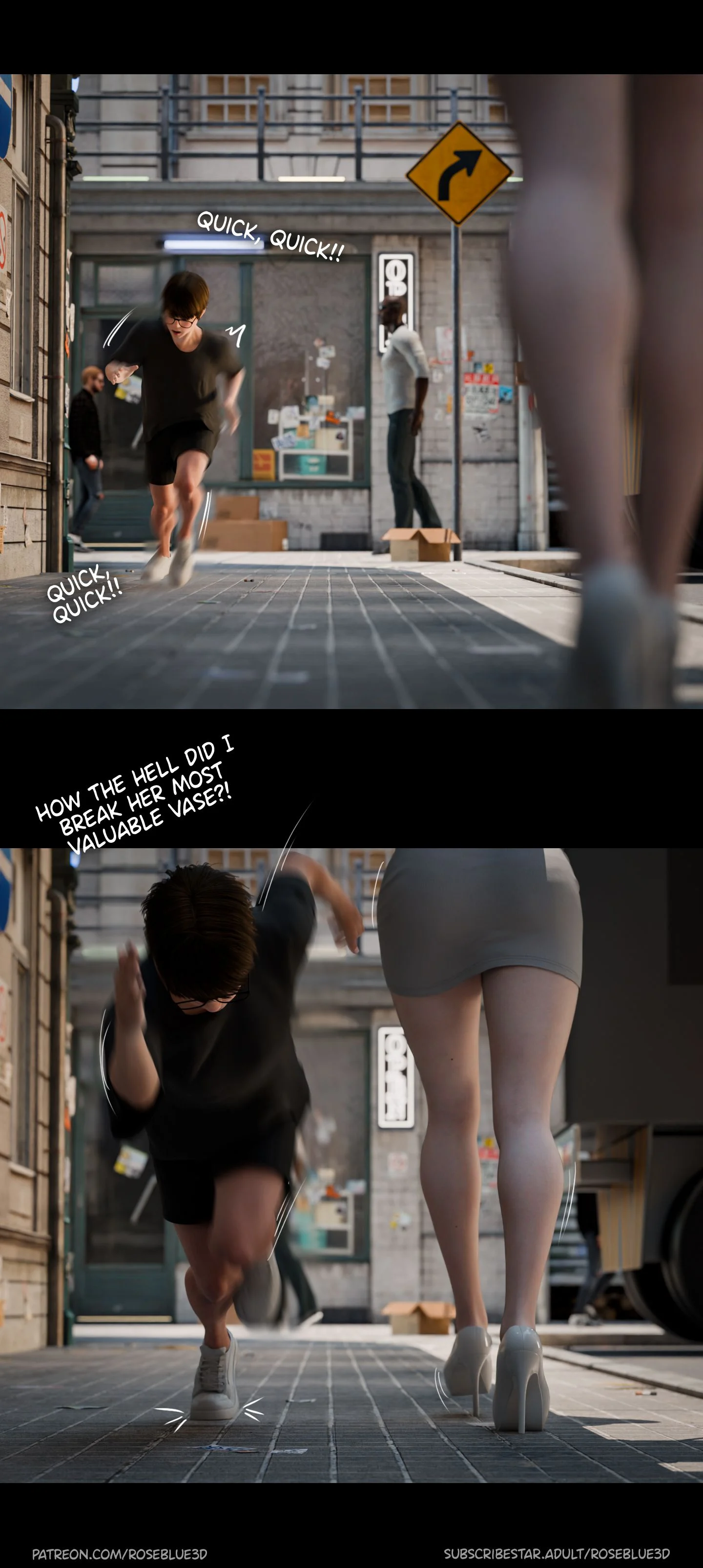 My Neighbor’s Widow [Rose Blue 3D] - Chapter 26 — Page 59