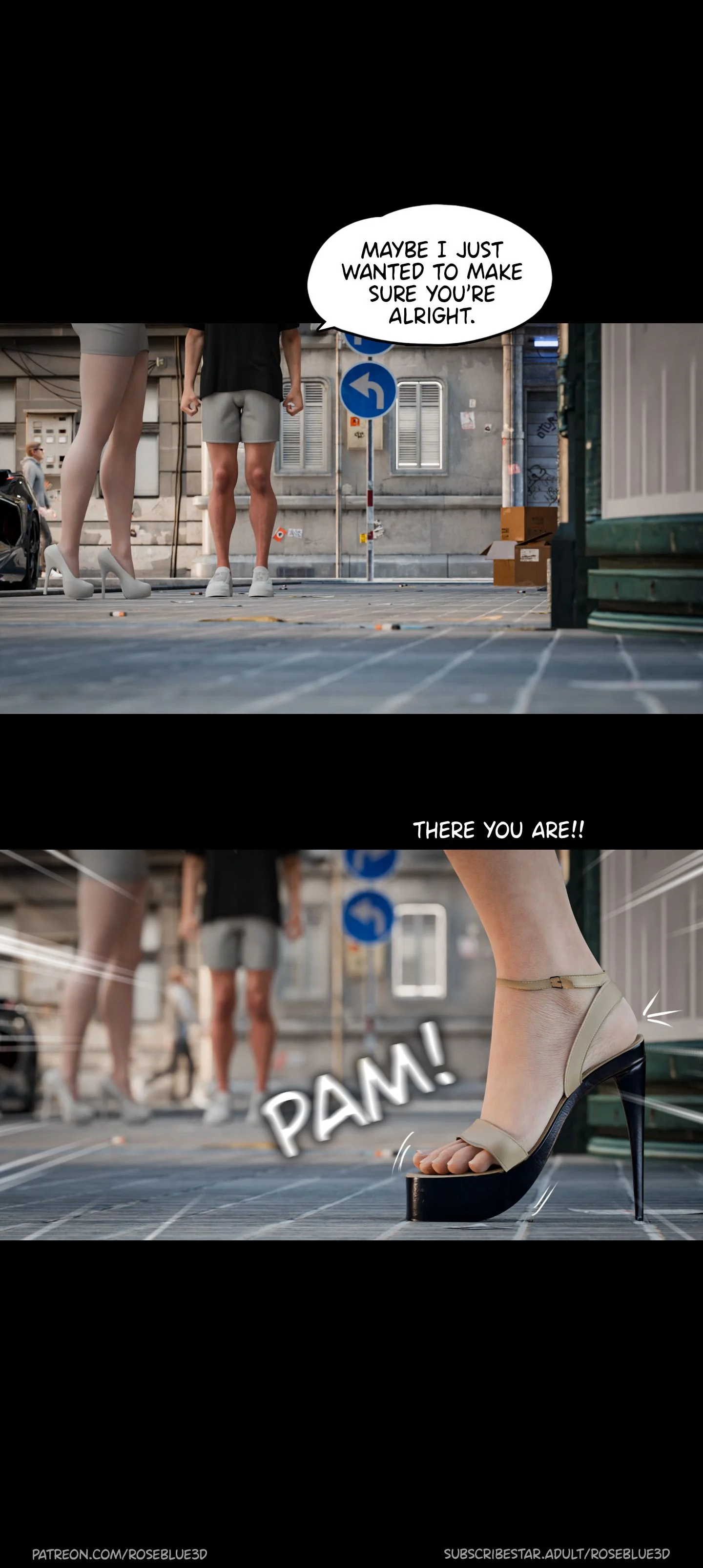 My Neighbor’s Widow [Rose Blue 3D] - Chapter 26 — Page 70