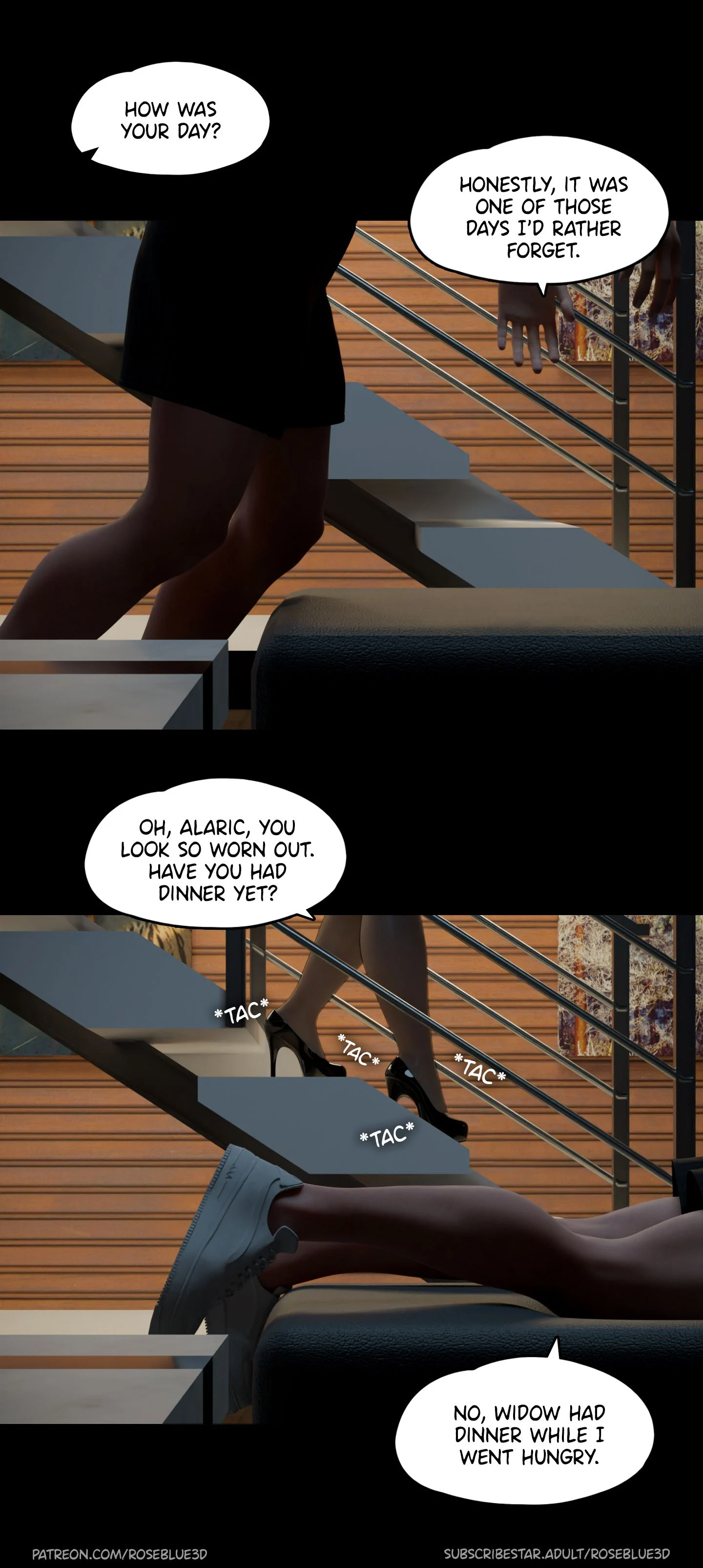 My Neighbor’s Widow [Rose Blue 3D] - Chapter 26 — Page 97