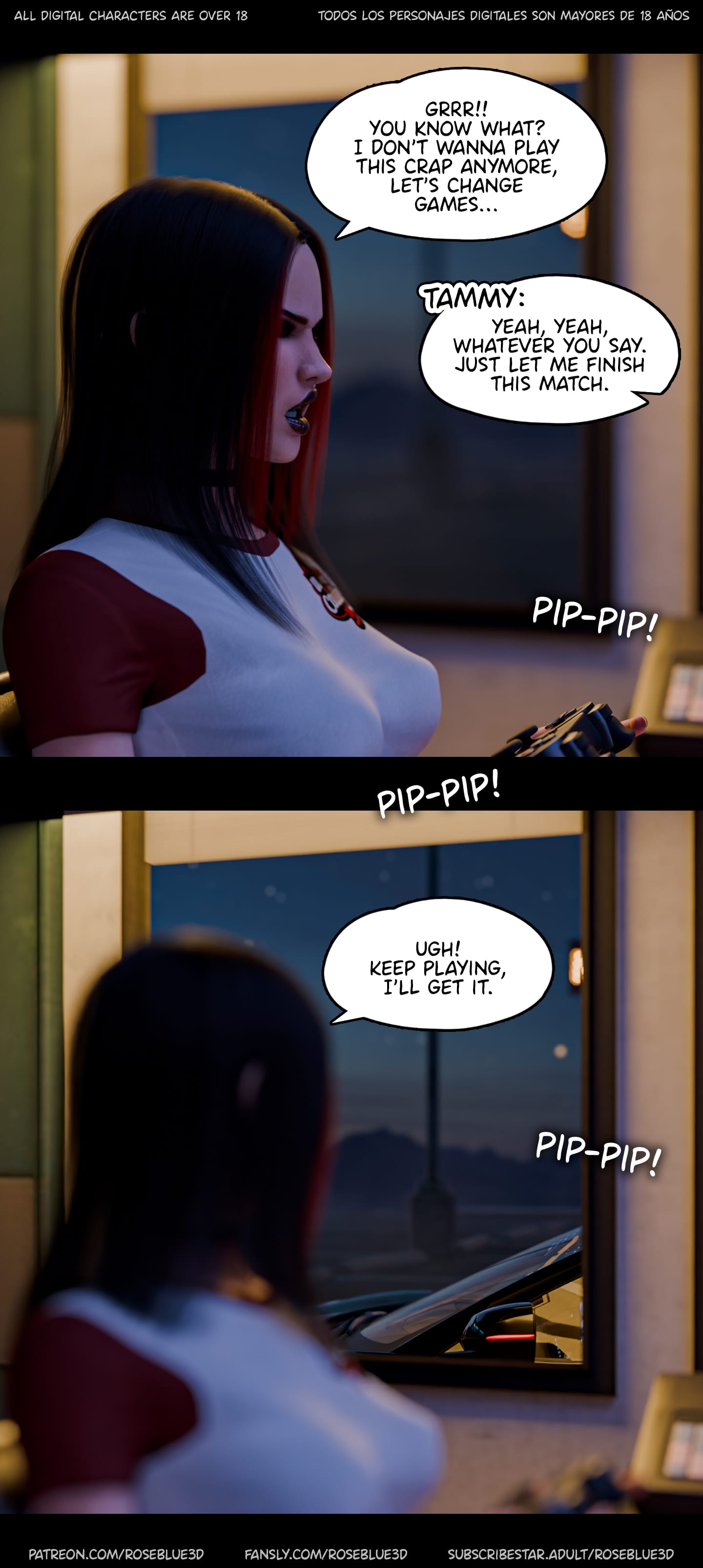 My Neighbor’s Widow [Rose Blue 3D] - Chapter 54 — Page 12