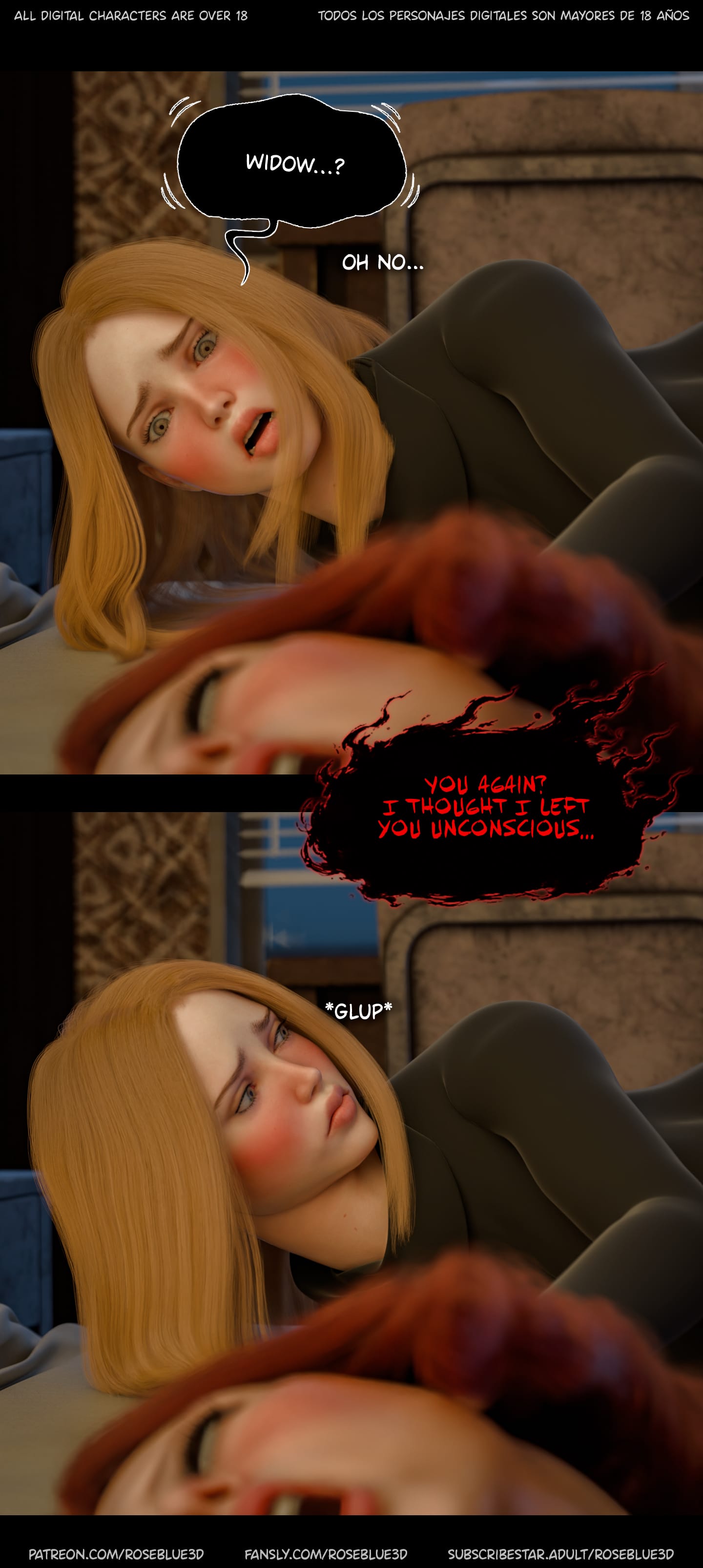 My Neighbor’s Widow [Rose Blue 3D] - Chapter 54 — Page 151