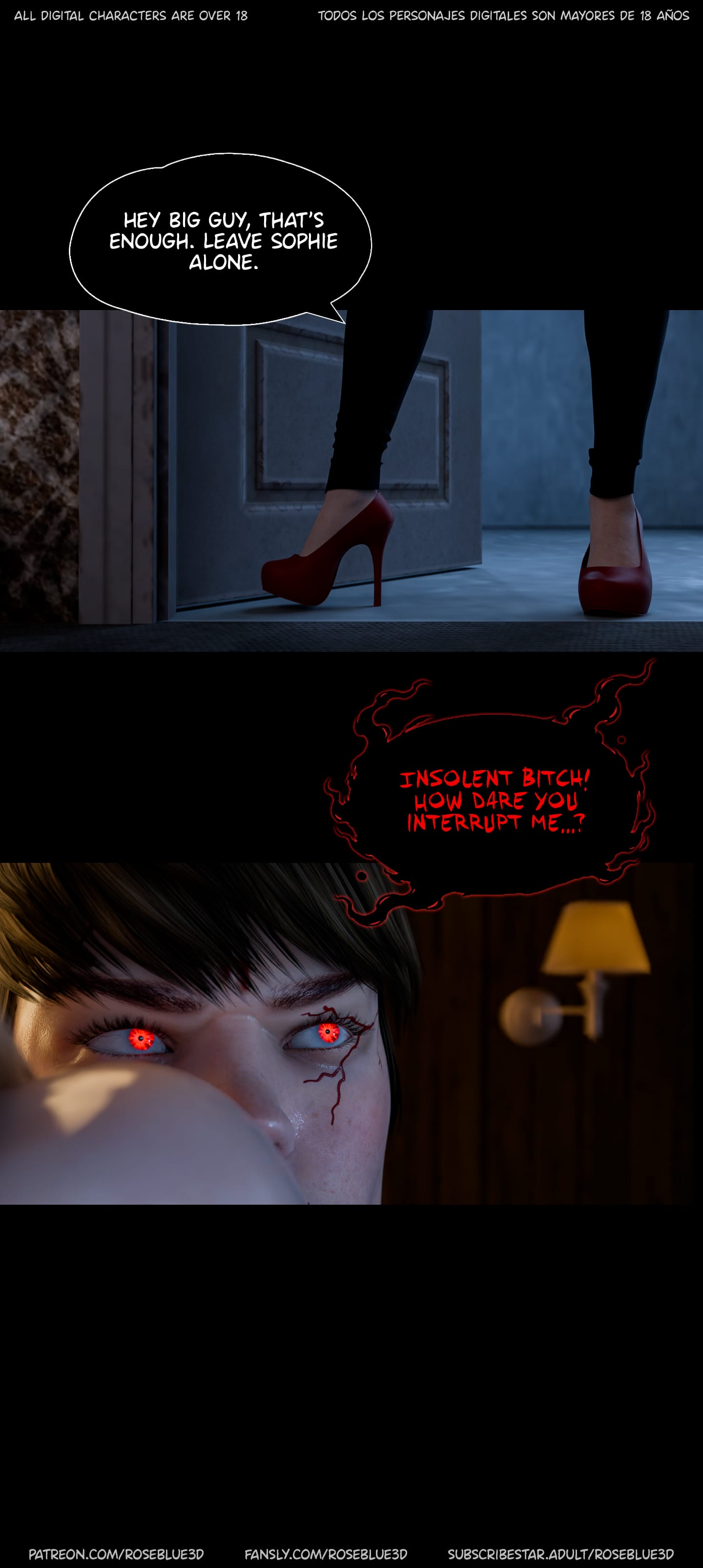 My Neighbor’s Widow [Rose Blue 3D] - Chapter 54 — Page 154