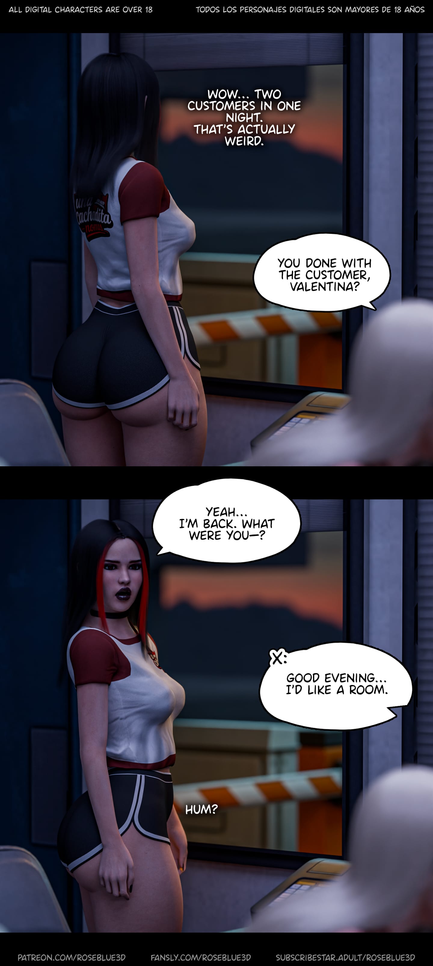 My Neighbor’s Widow [Rose Blue 3D] - Chapter 54 — Page 23