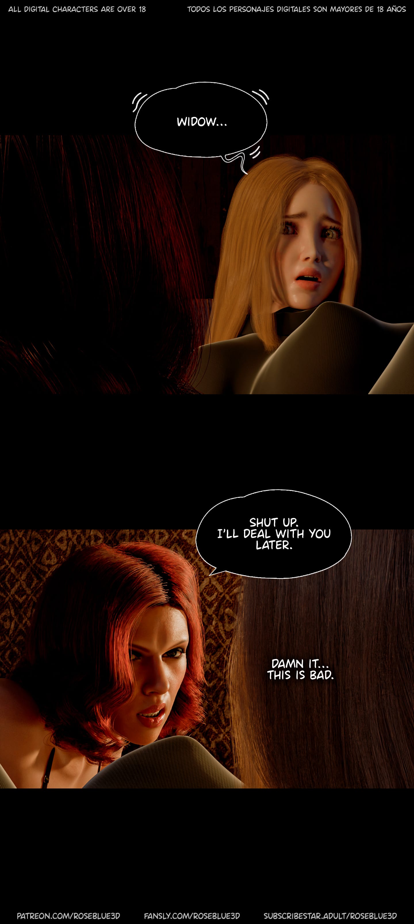 My Neighbor’s Widow [Rose Blue 3D] - Chapter 54 — Page 42