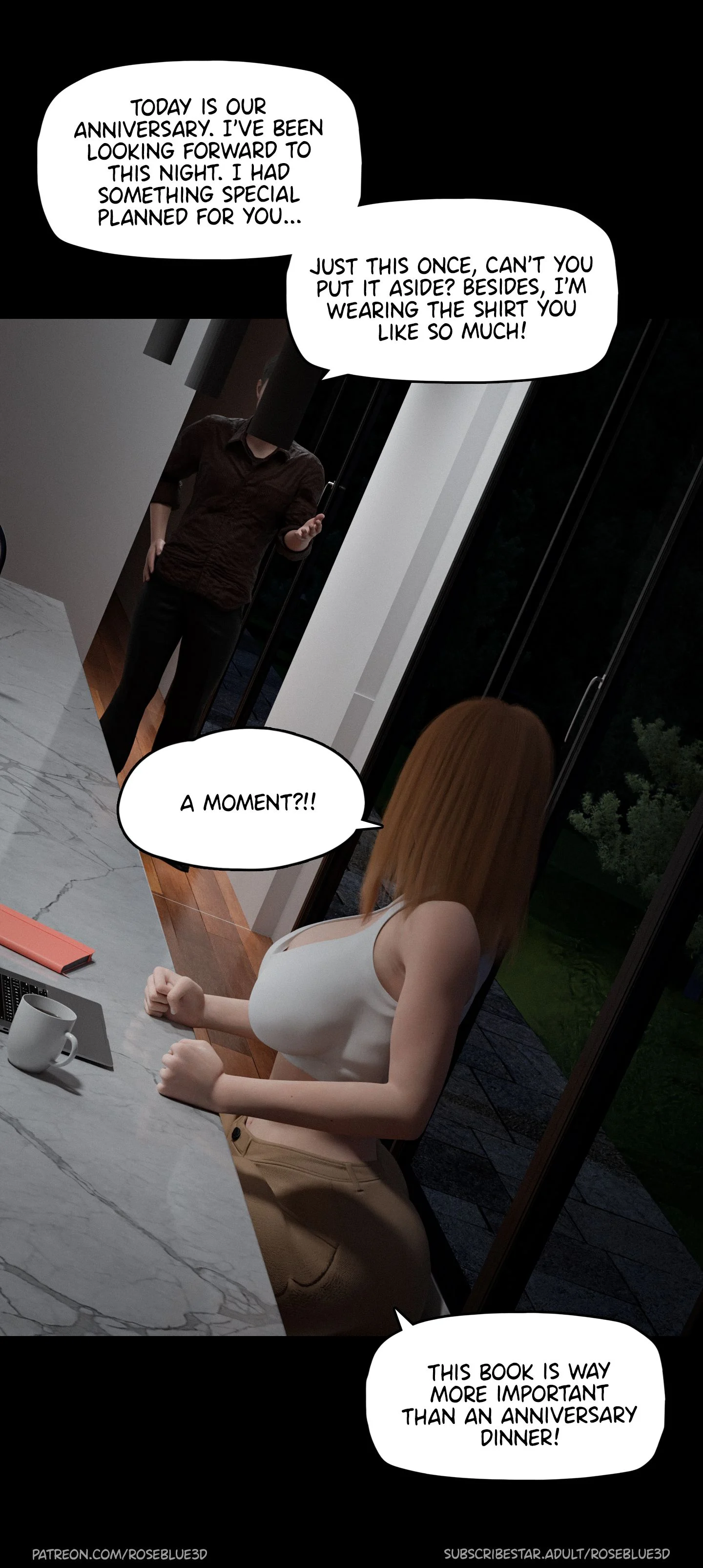 My Neighbor’s Widow [Rose Blue 3D] - Chapter 30 — Page 53