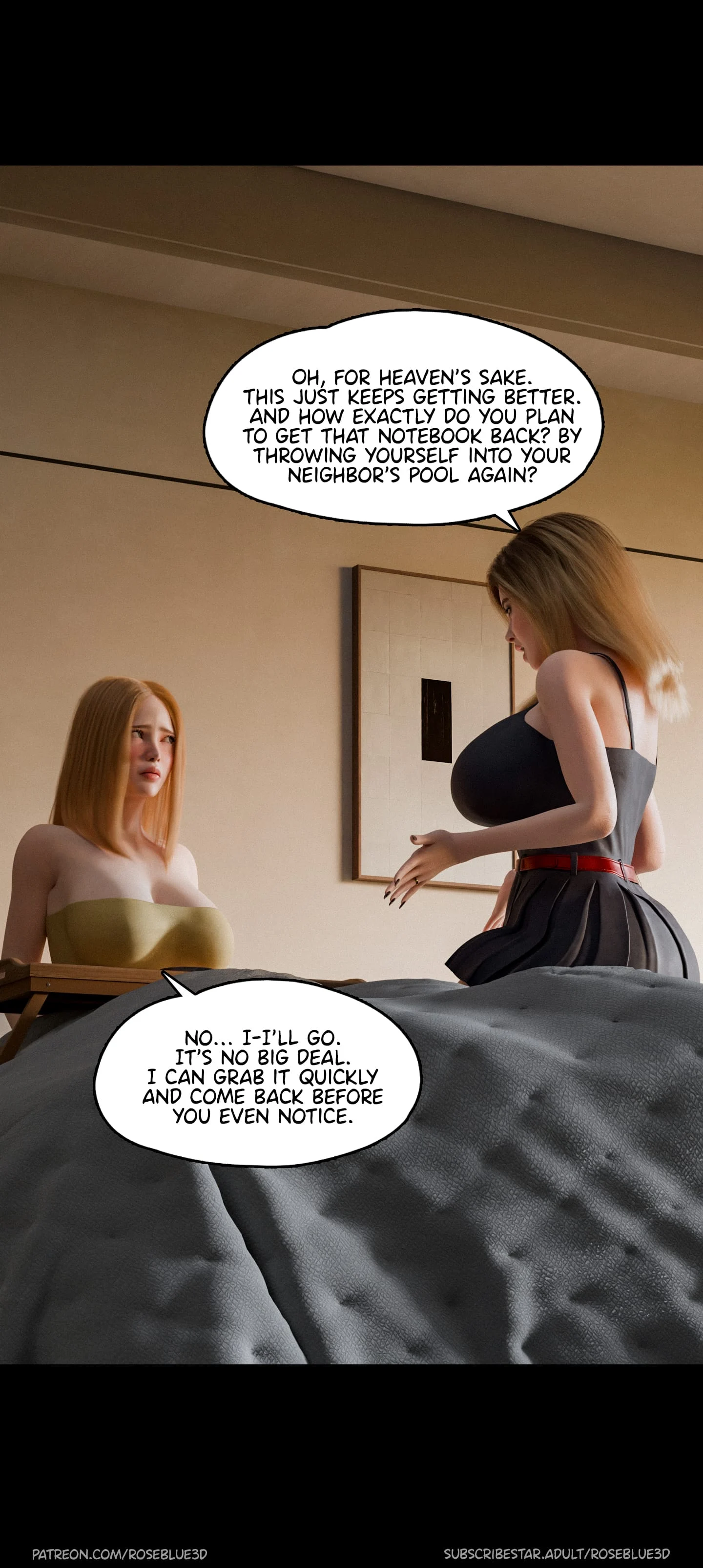 My Neighbor’s Widow [Rose Blue 3D] - Chapter 35 — Page 15