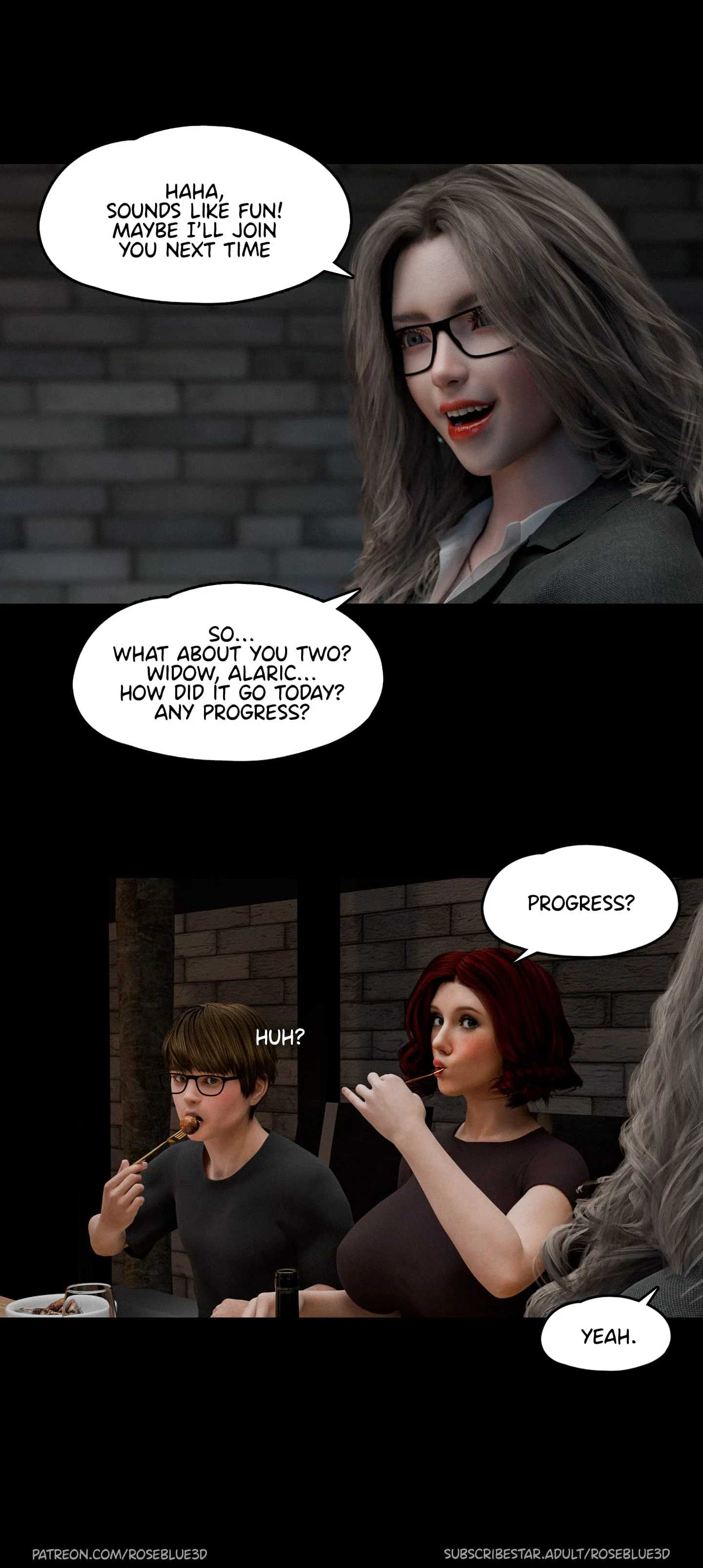 My Neighbor’s Widow [Rose Blue 3D] - Chapter 35 — Page 27