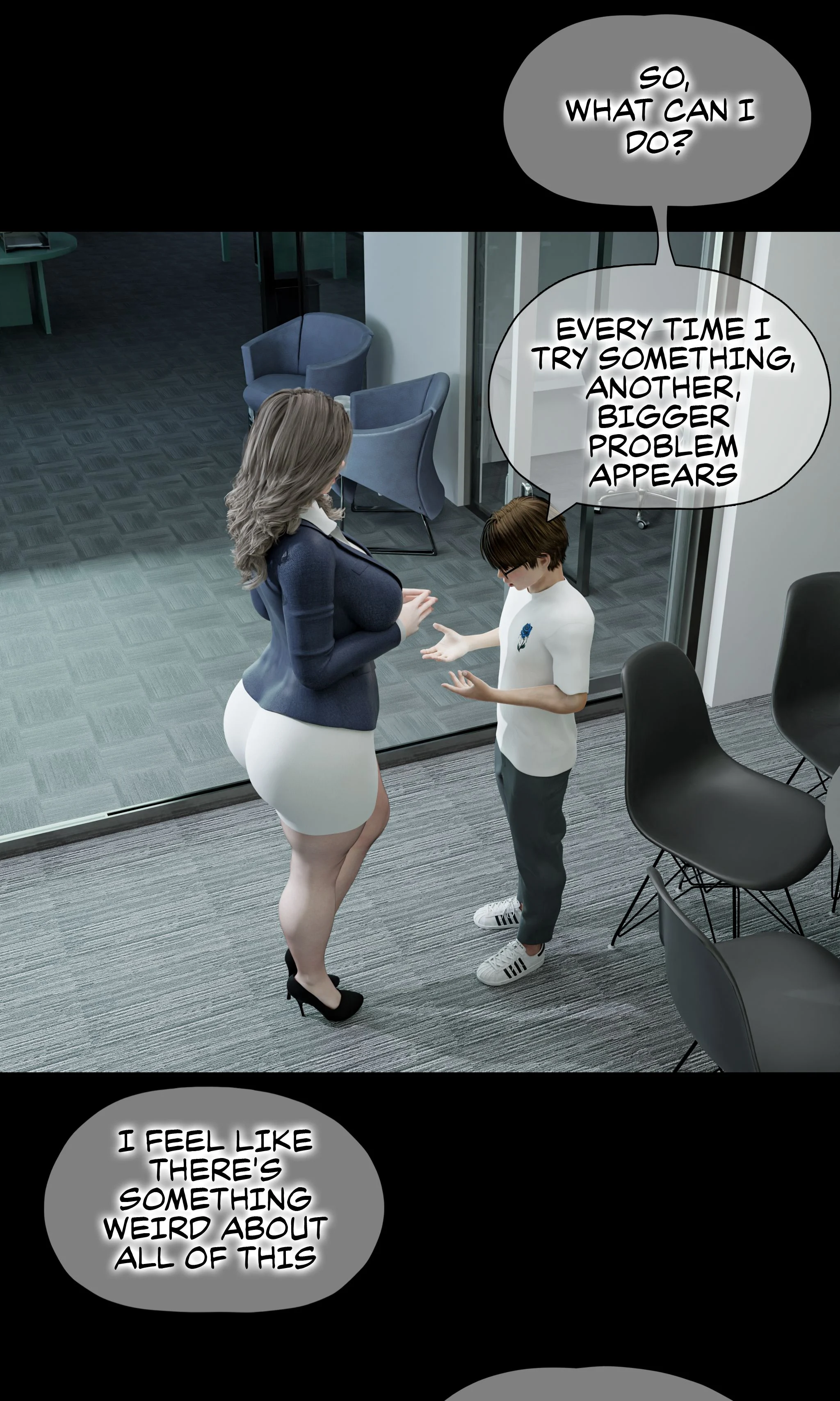 My Neighbor’s Widow [Rose Blue 3D] - Chapter 3 — Page 106
