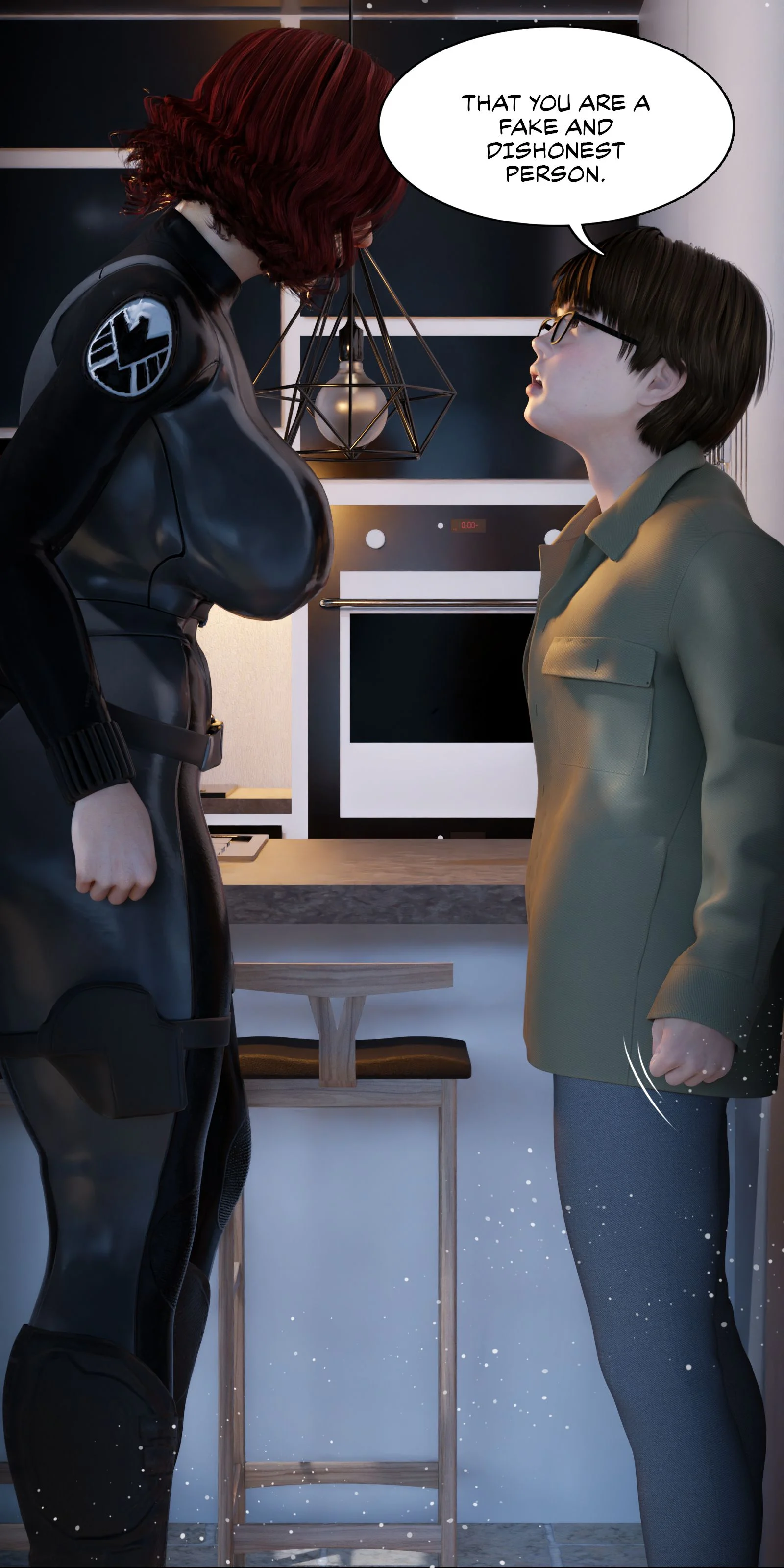 My Neighbor’s Widow [Rose Blue 3D] - Chapter 5 — Page 48