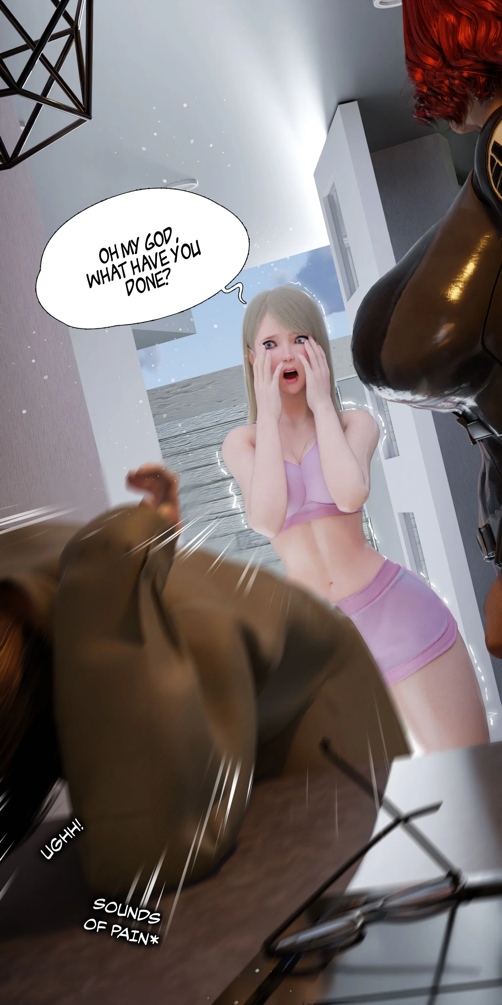 My Neighbor’s Widow [Rose Blue 3D] - Chapter 5 — Page 56