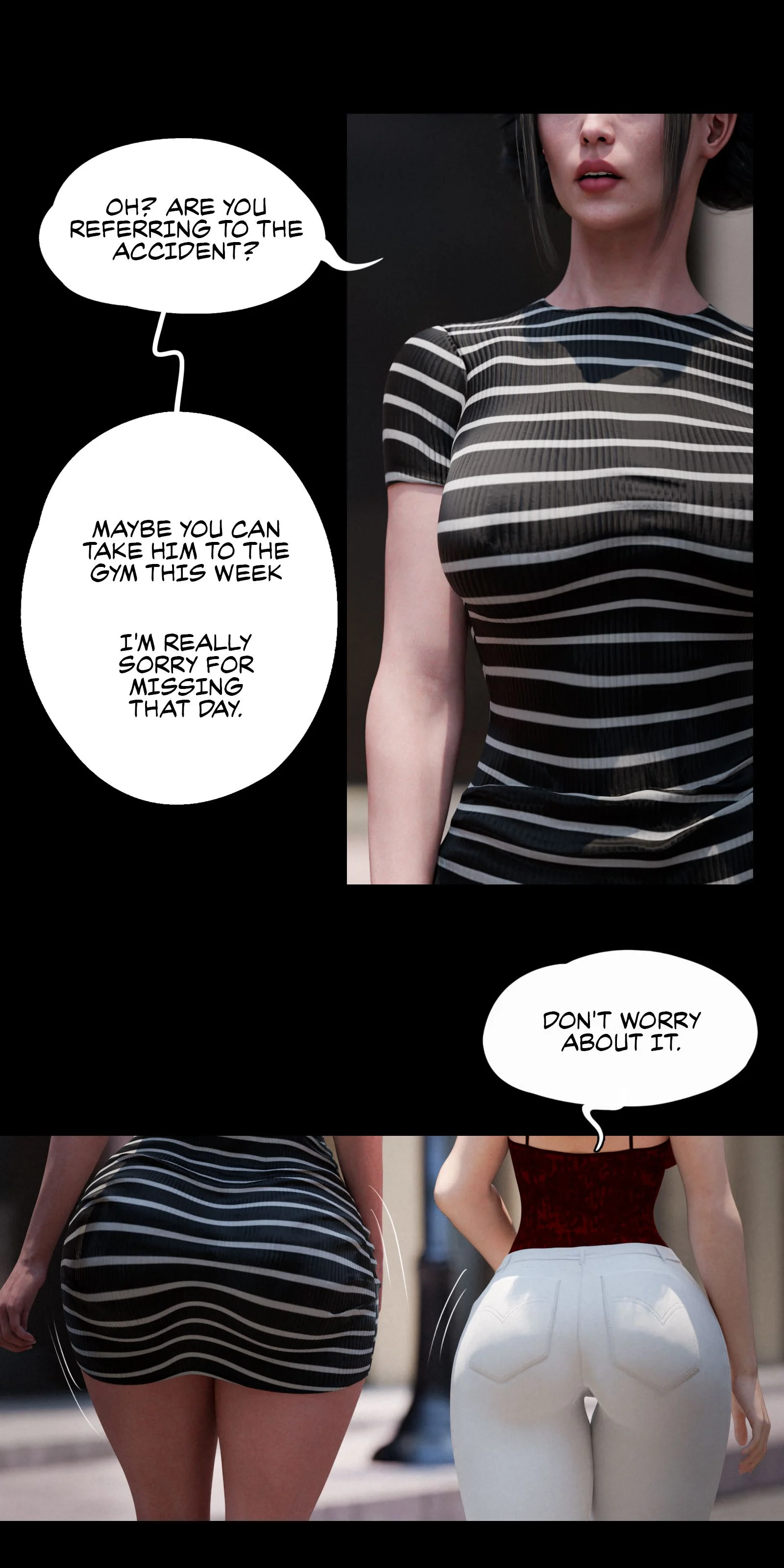 My Neighbor’s Widow [Rose Blue 3D] - Chapter 5 — Page 88