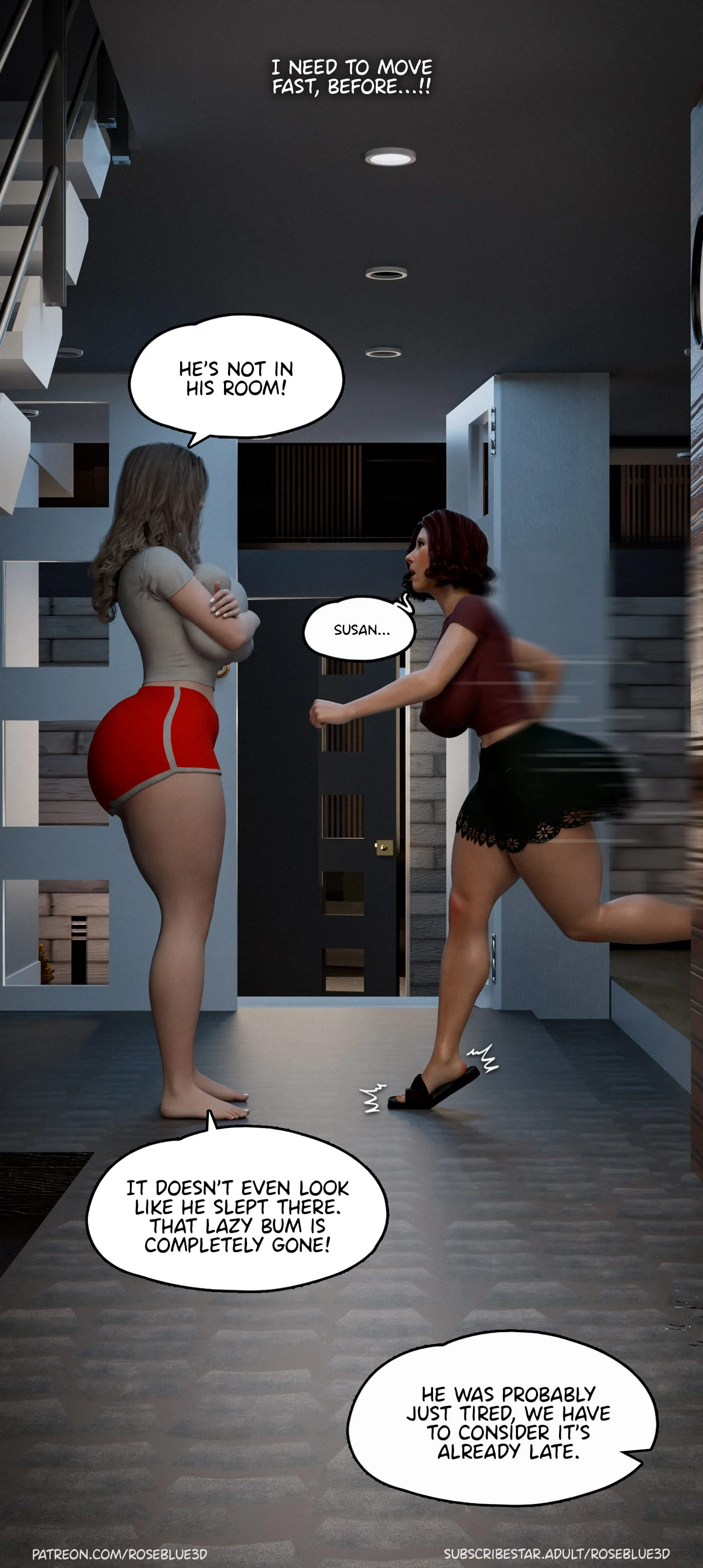 My Neighbor’s Widow [Rose Blue 3D] - Chapter 37 — Page 84