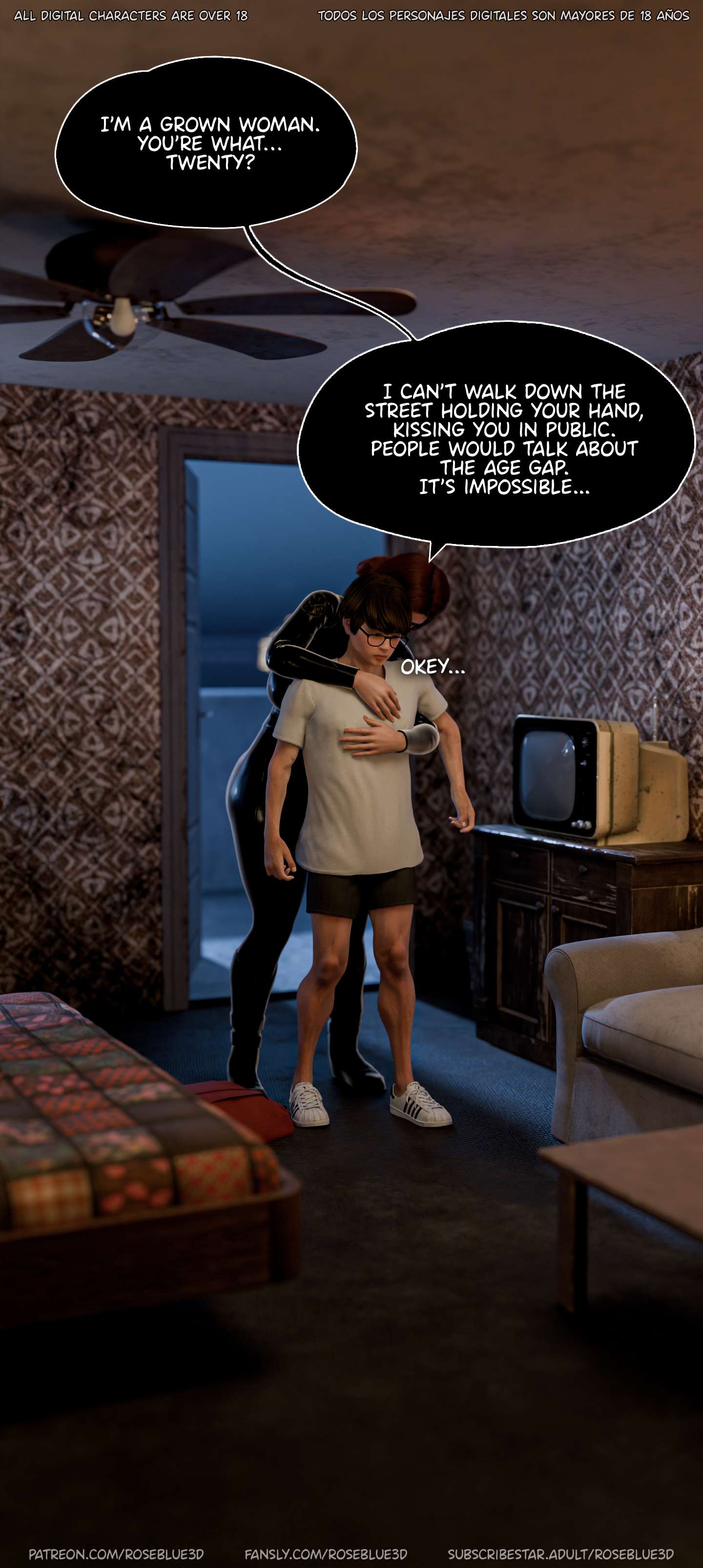 My Neighbor’s Widow [Rose Blue 3D] - Chapter 50 — Page 36
