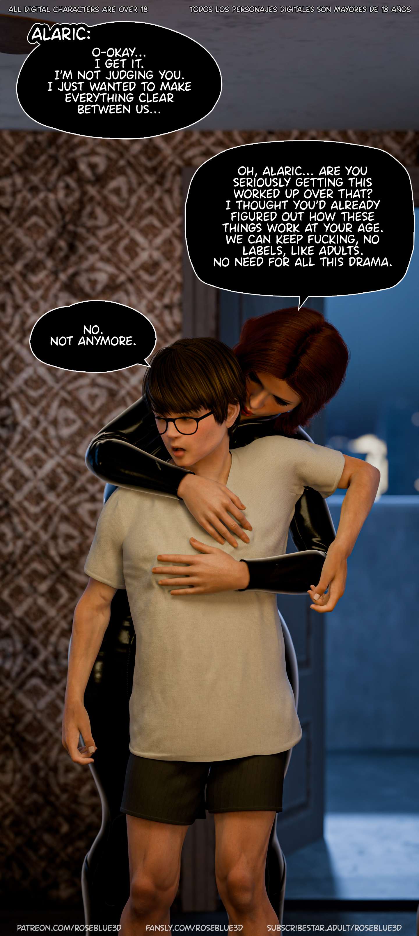 My Neighbor’s Widow [Rose Blue 3D] - Chapter 50 — Page 37