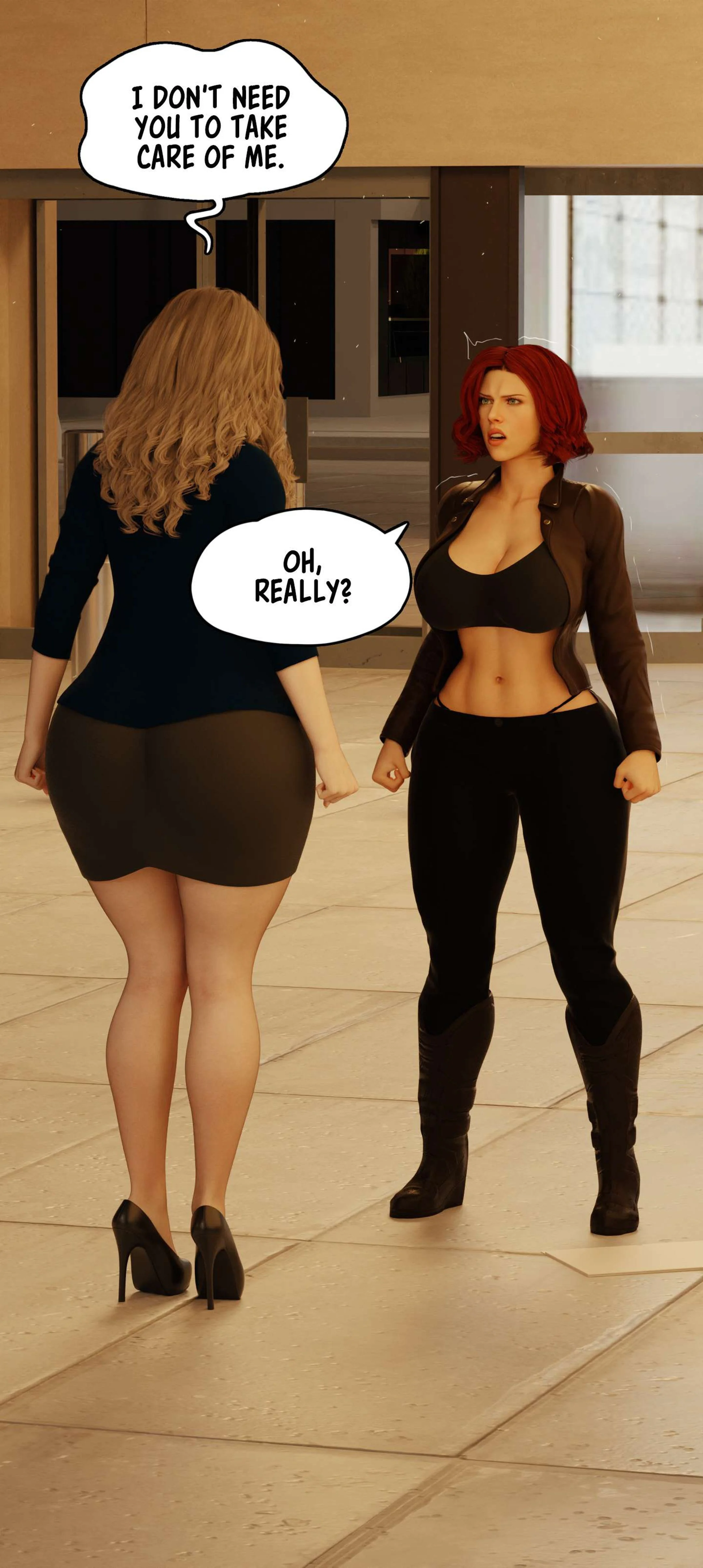 My Neighbor’s Widow [Rose Blue 3D] - Chapter 7 — Page 24