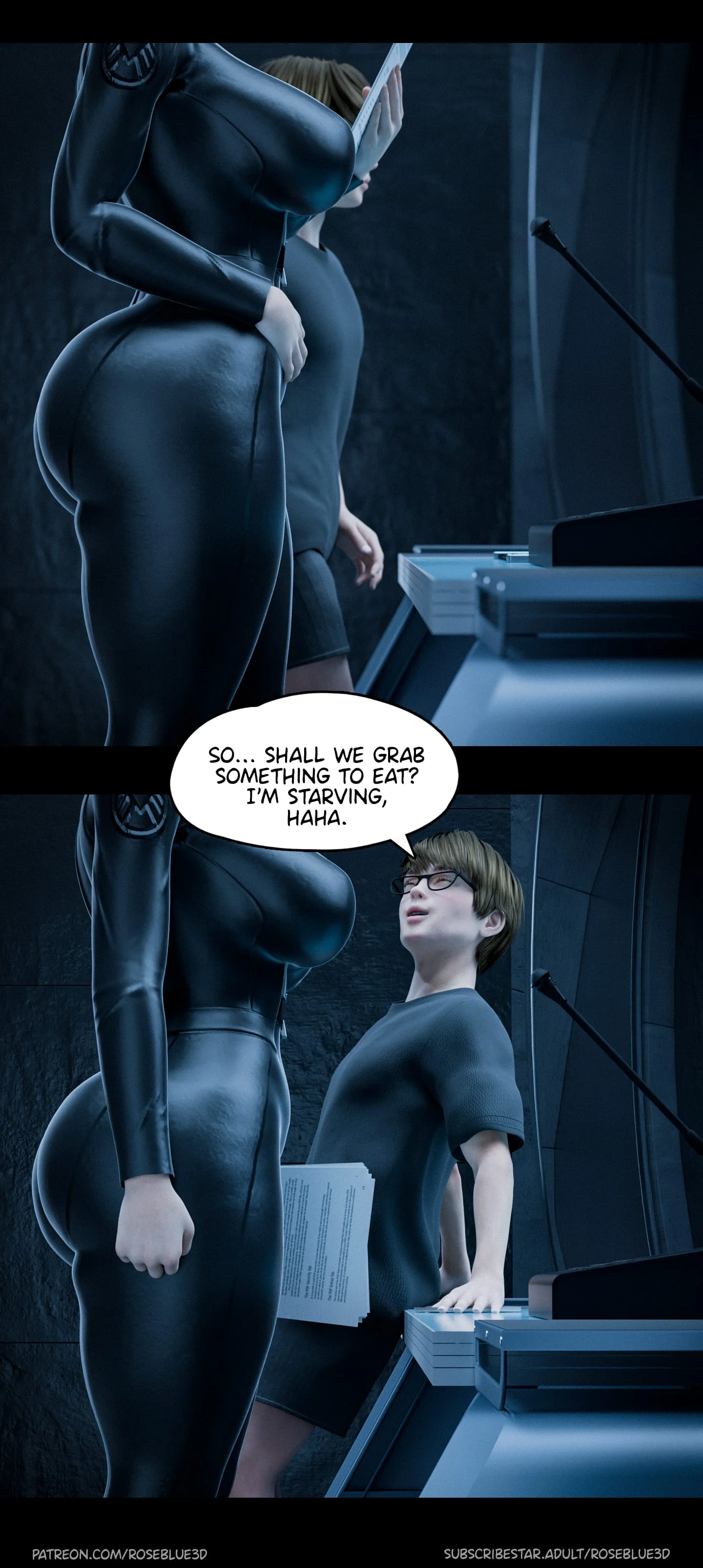 My Neighbor’s Widow [Rose Blue 3D] - Chapter 34 — Page 107