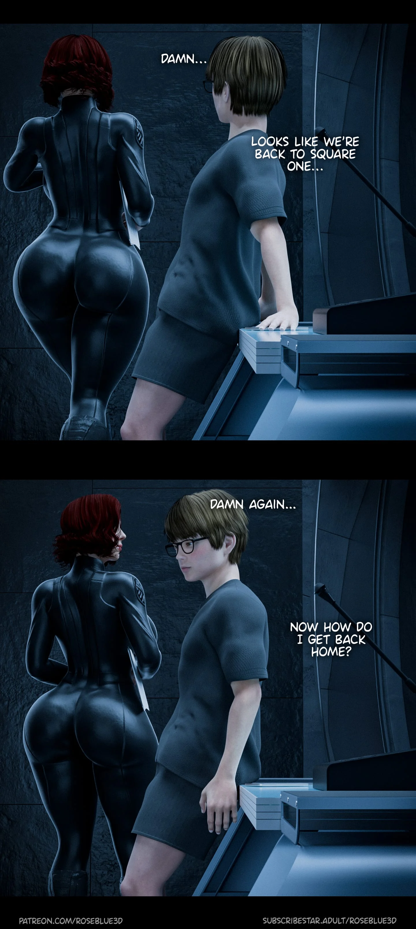 My Neighbor’s Widow [Rose Blue 3D] - Chapter 34 — Page 108