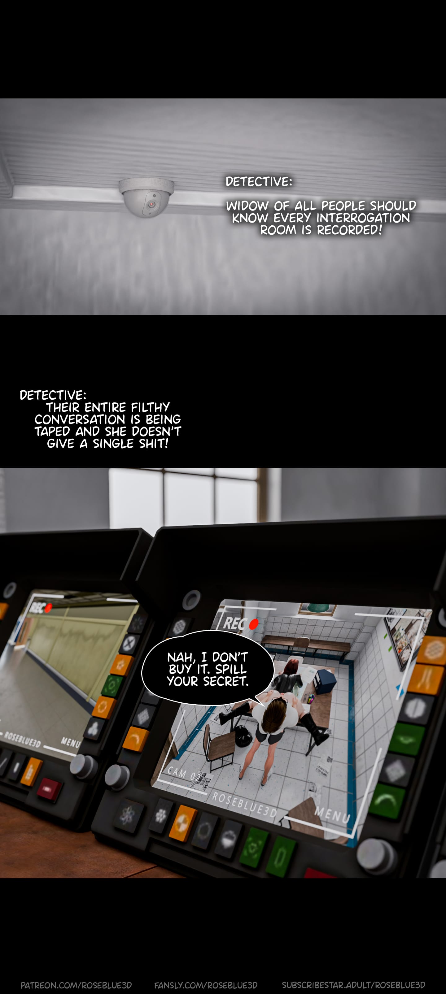 My Neighbor’s Widow [Rose Blue 3D] - Chapter 48 — Page 19