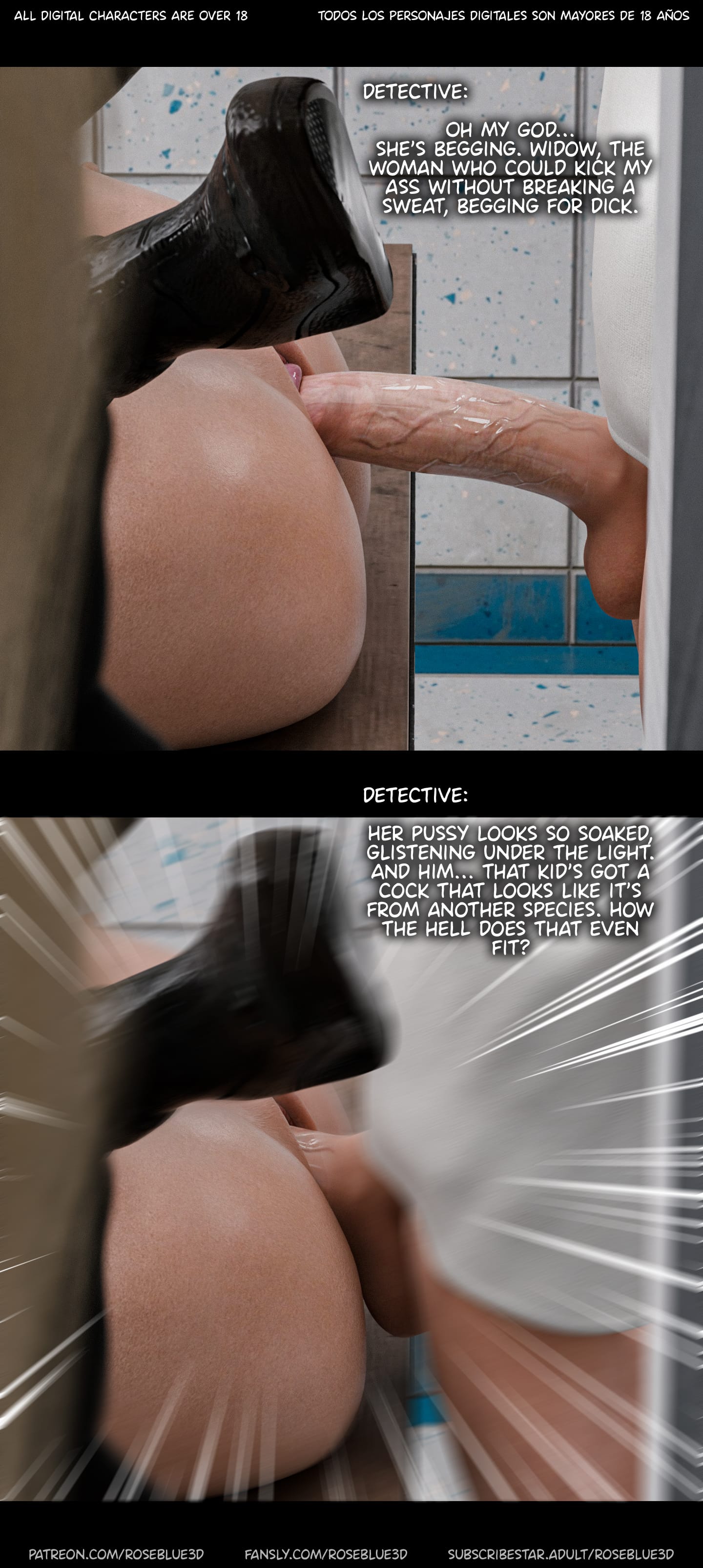 My Neighbor’s Widow [Rose Blue 3D] - Chapter 48 — Page 41