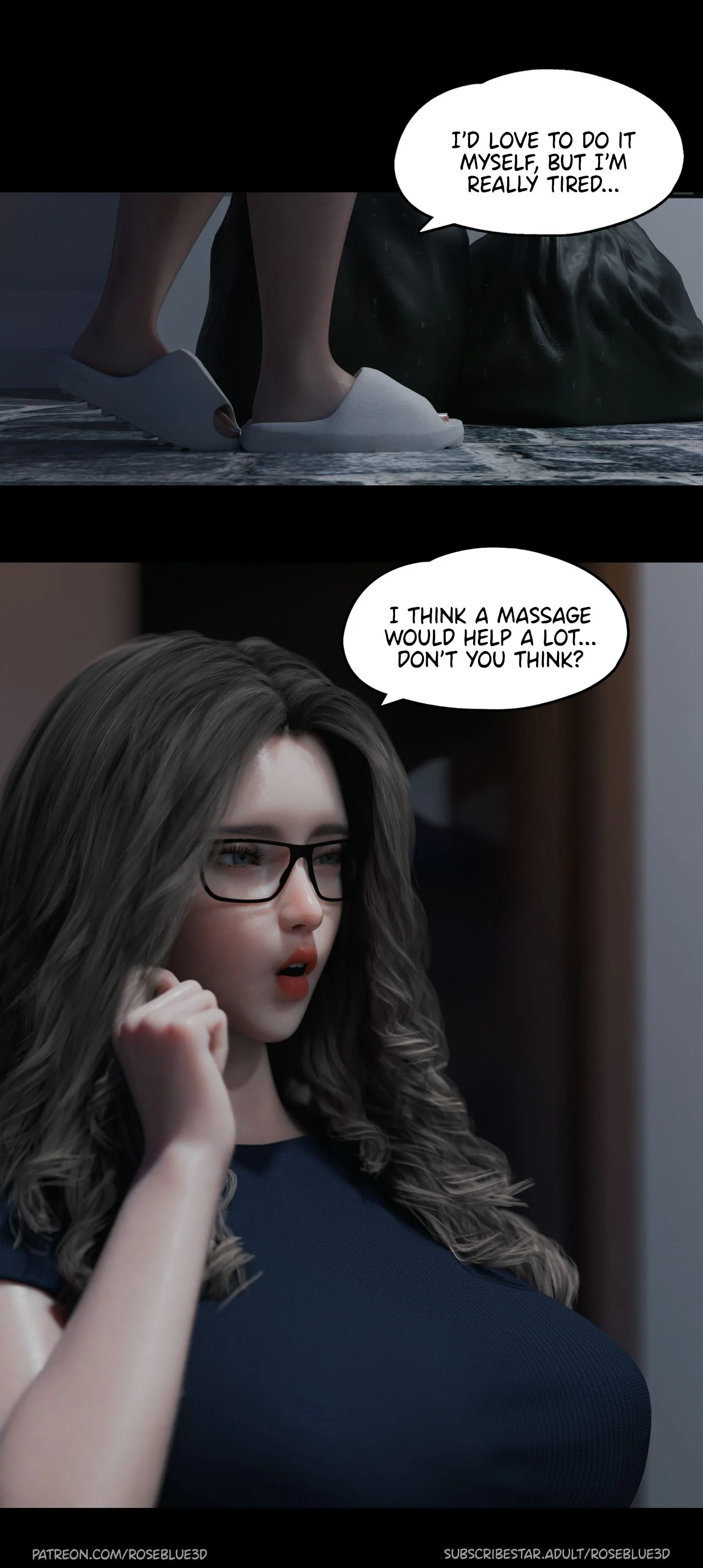 My Neighbor’s Widow [Rose Blue 3D] - Chapter 22 — Page 84