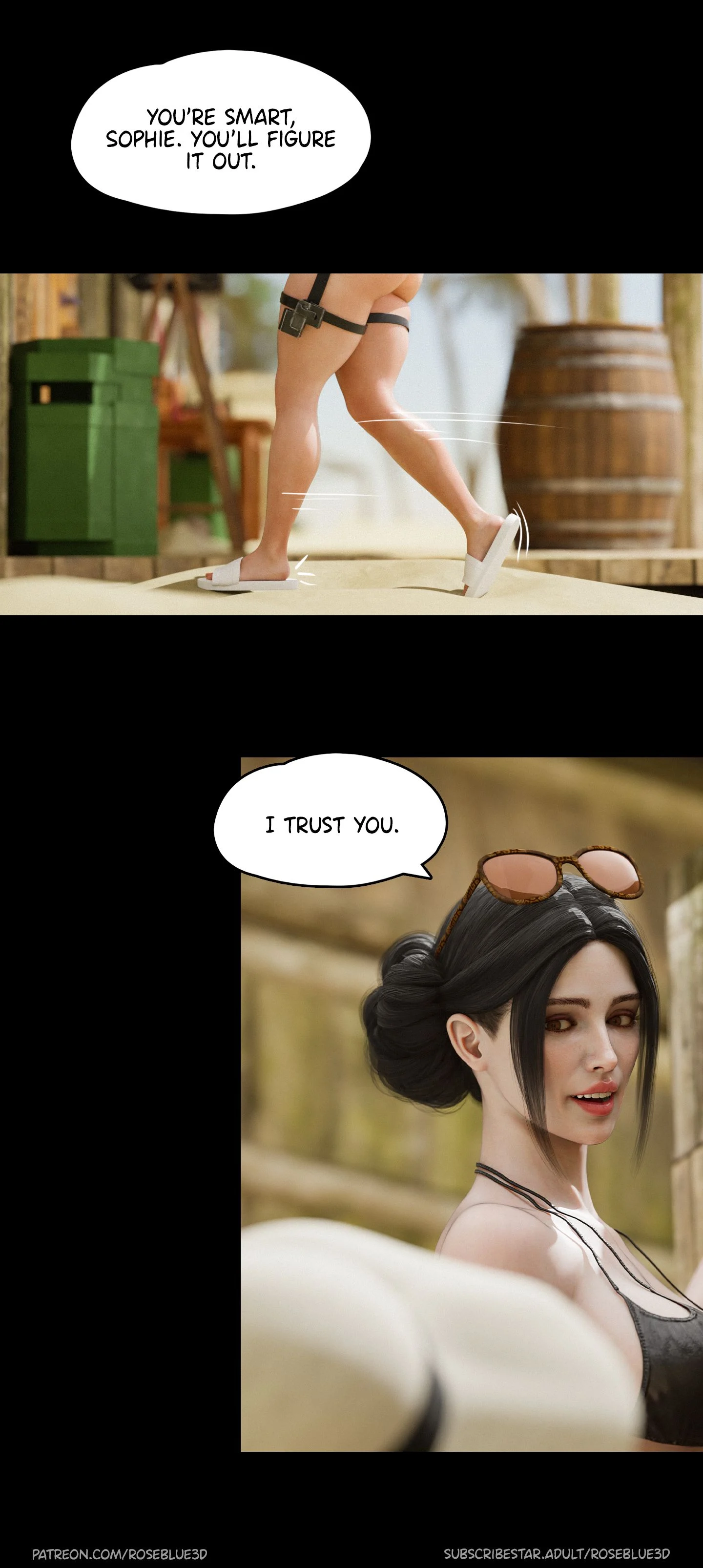 My Neighbor’s Widow [Rose Blue 3D] - Chapter 20 — Page 86