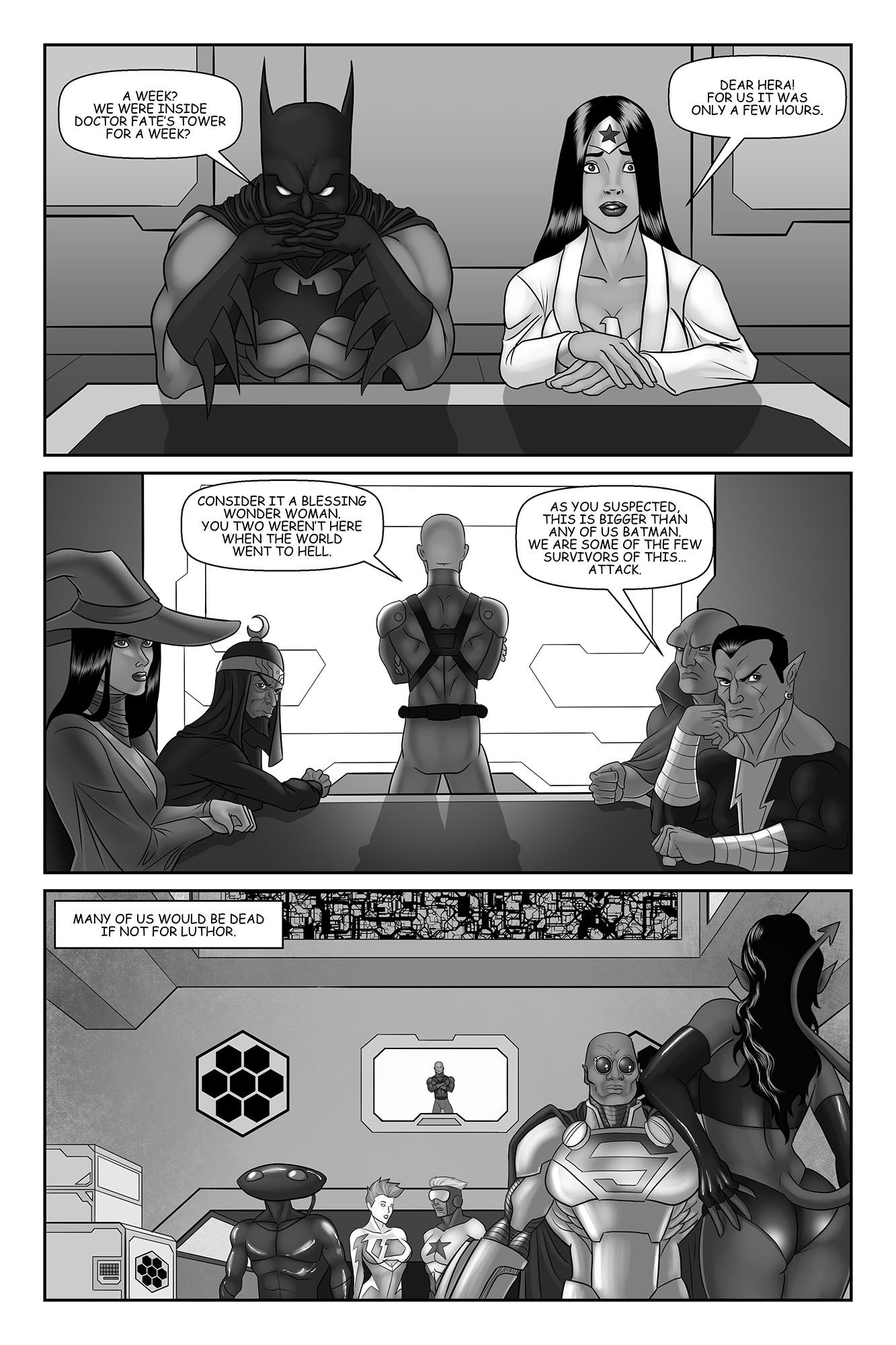 JL Forsaken Souls (Justice League) [The Black Pharaoh] - Chapter 4 — Page 6