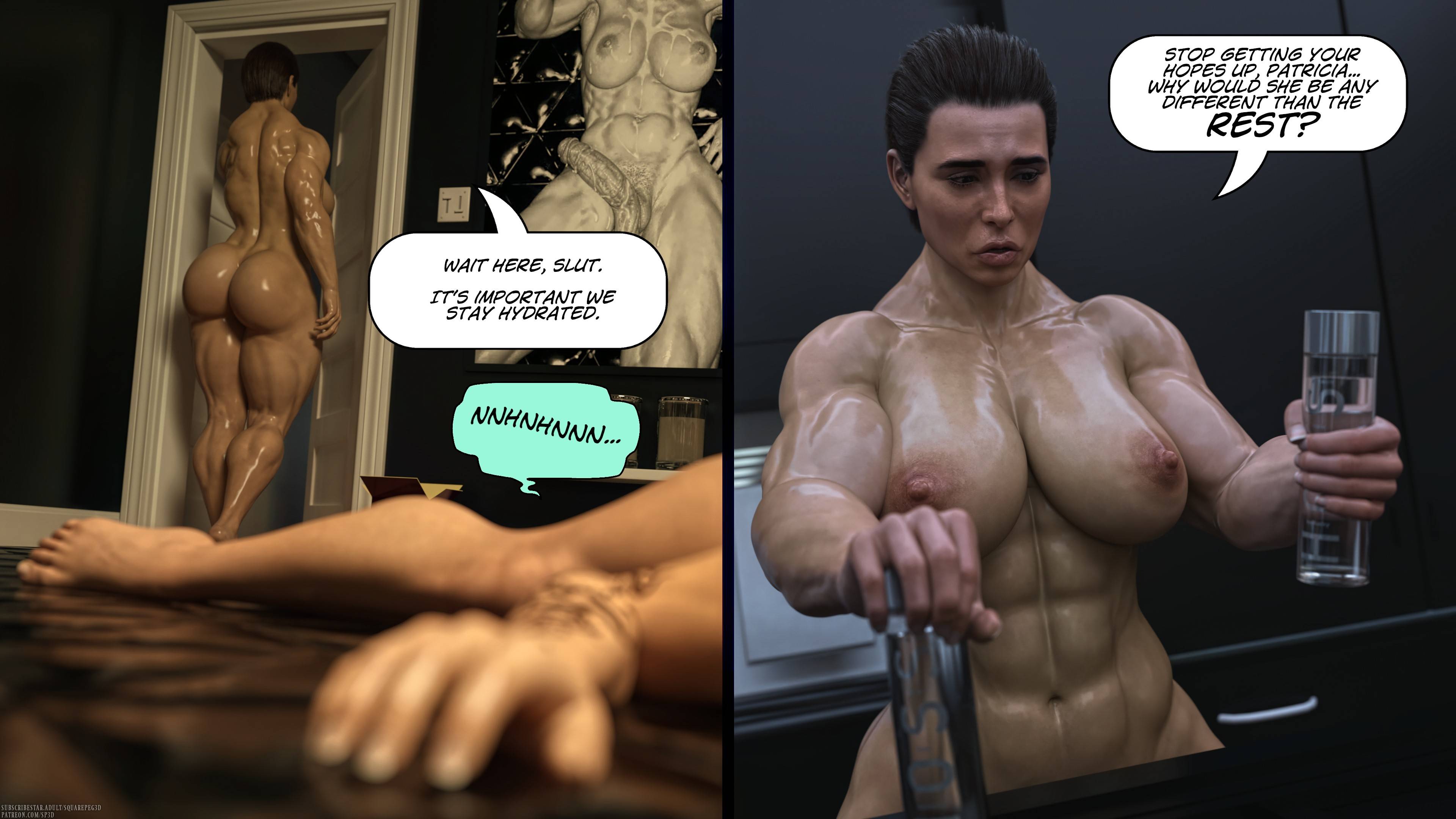 Bates And The Bitch [SquarePeg3D] - Chapter 1 — Page 99