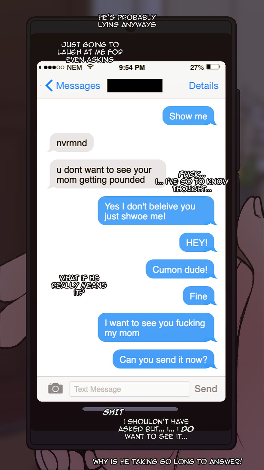 Mom deals with my bully [NotEnoughMilk] - Chapter 1 — Page 7