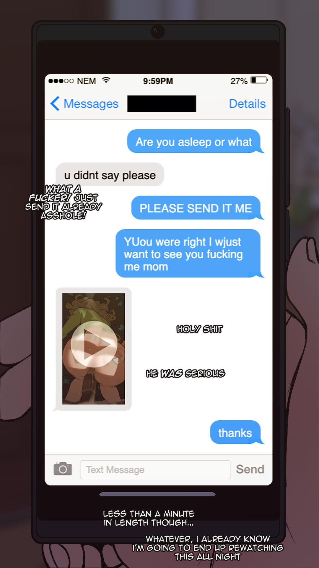 Mom deals with my bully [NotEnoughMilk] - Chapter 1 — Page 8