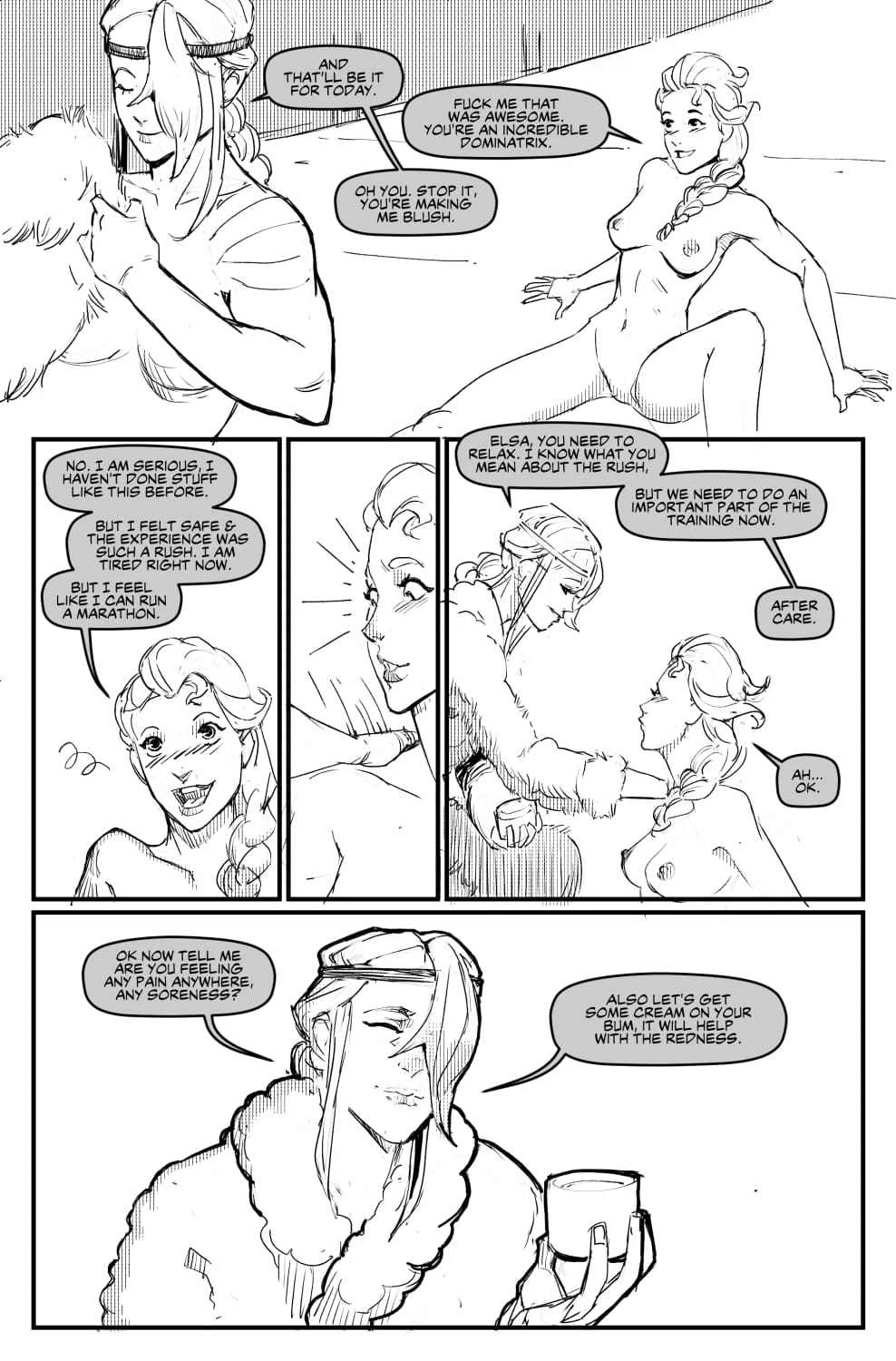 Elsa Bang (Frozen) [Disclaimer] - Chapter 1 — Page 48