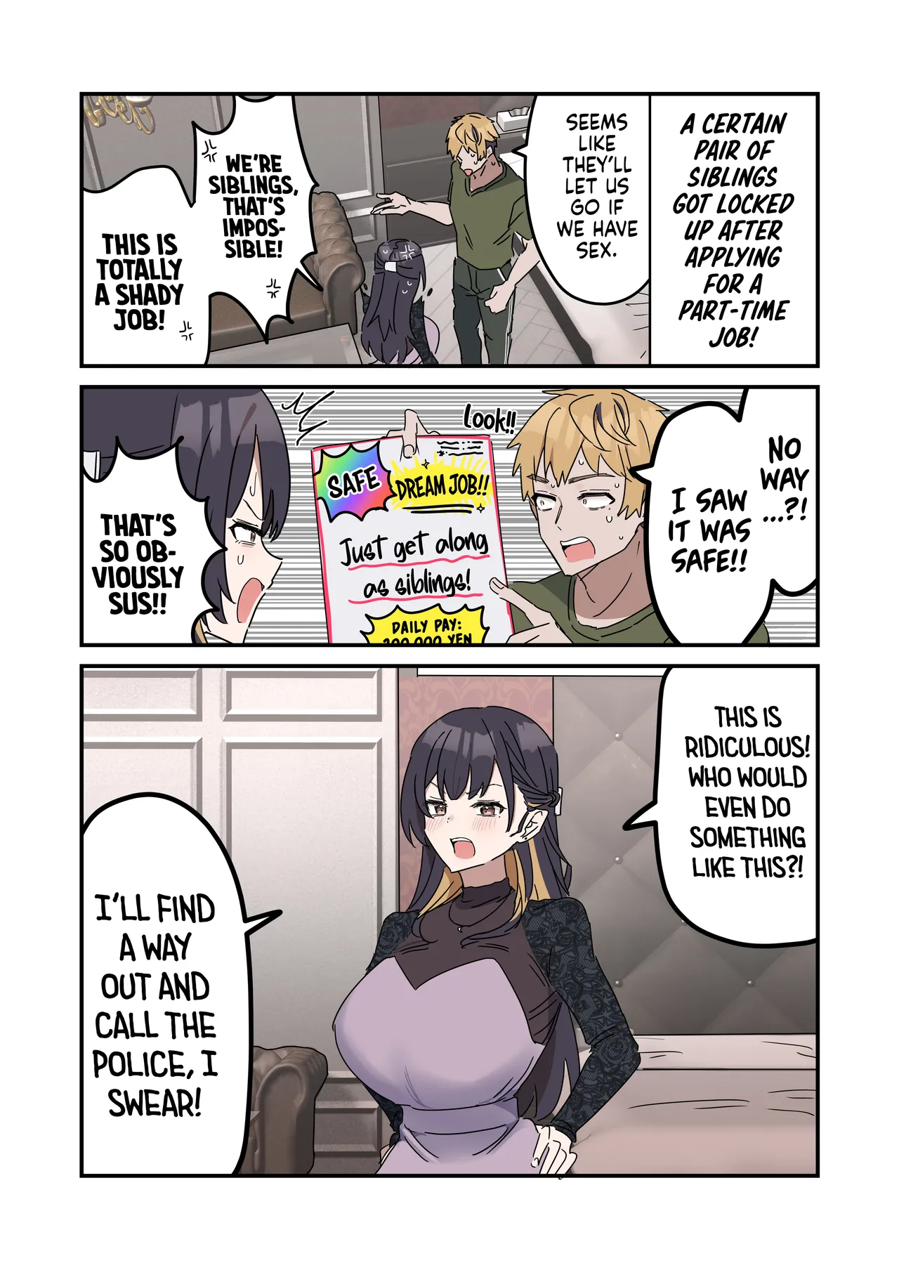Pseudo Sex Siblings | Giji Sekkusu kyoudai [Fence 14] - Chapter 1 — Page 197