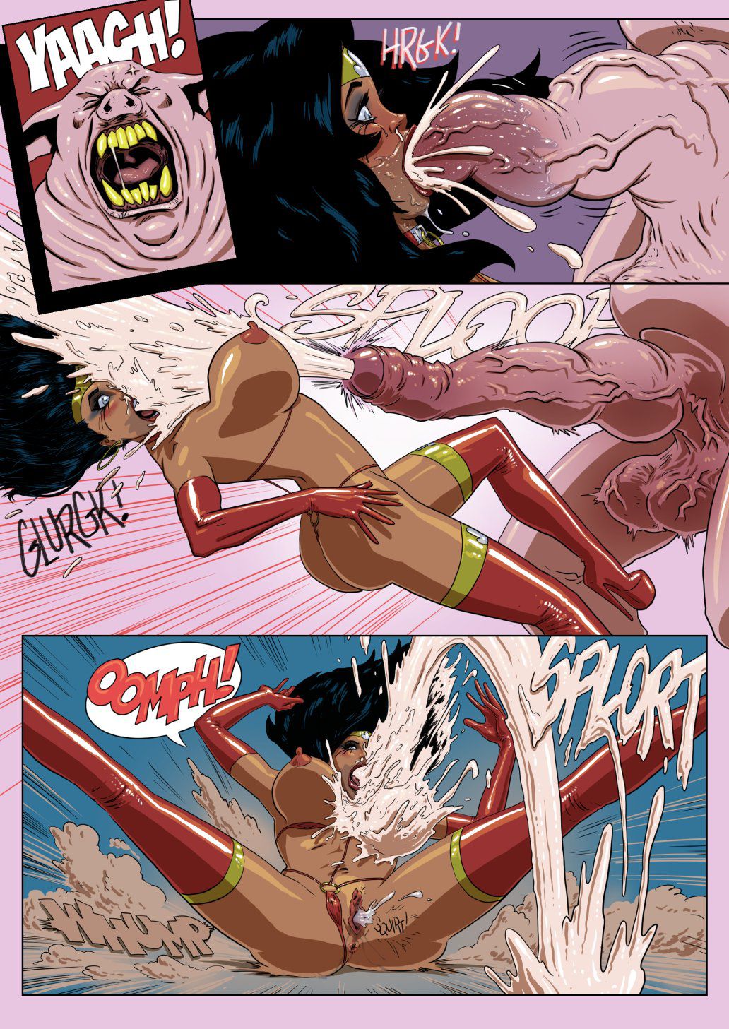 Wondercunt (Justice League) [Fenris Comix] - Chapter 1 — Page 10