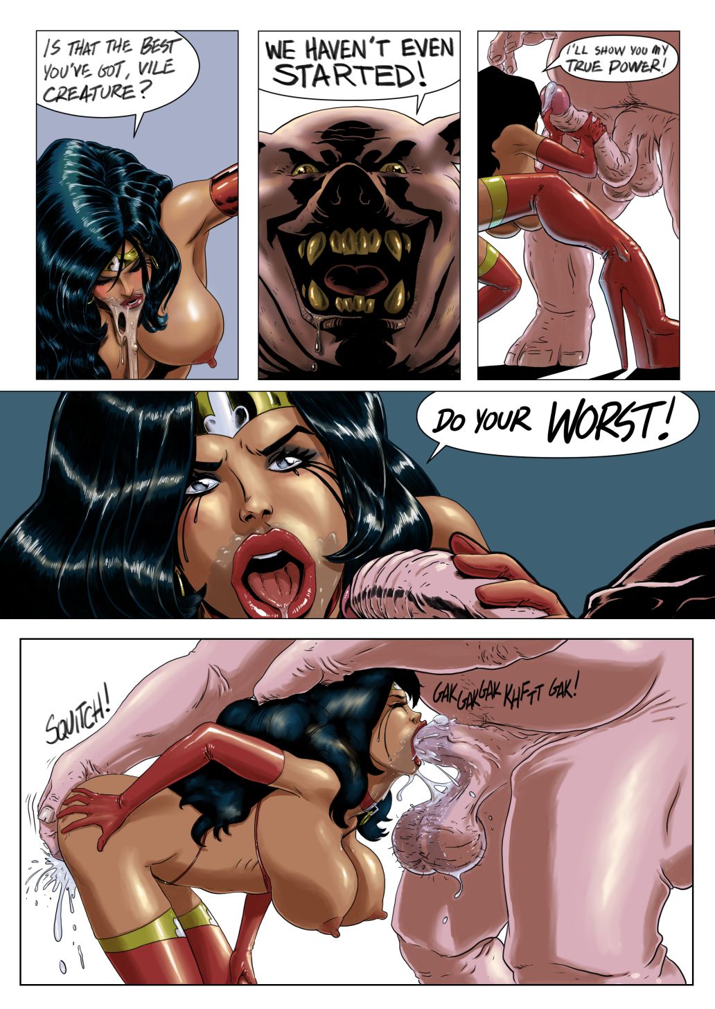 Wondercunt (Justice League) [Fenris Comix] - Chapter 1 — Page 8