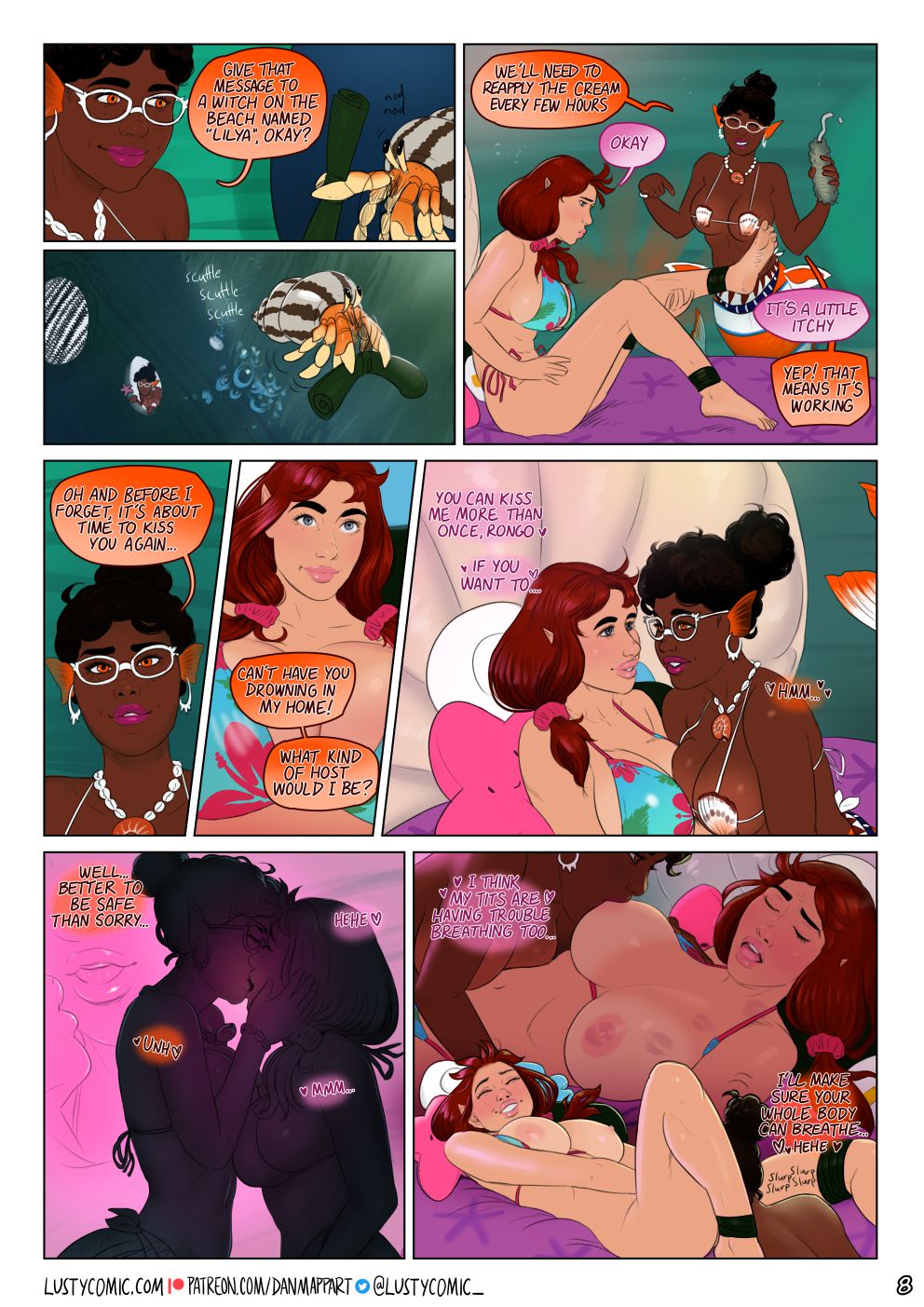 Lusty In Fantastic Breasts [Dan Mapplethorpe] - Chapter 4 — Page 8