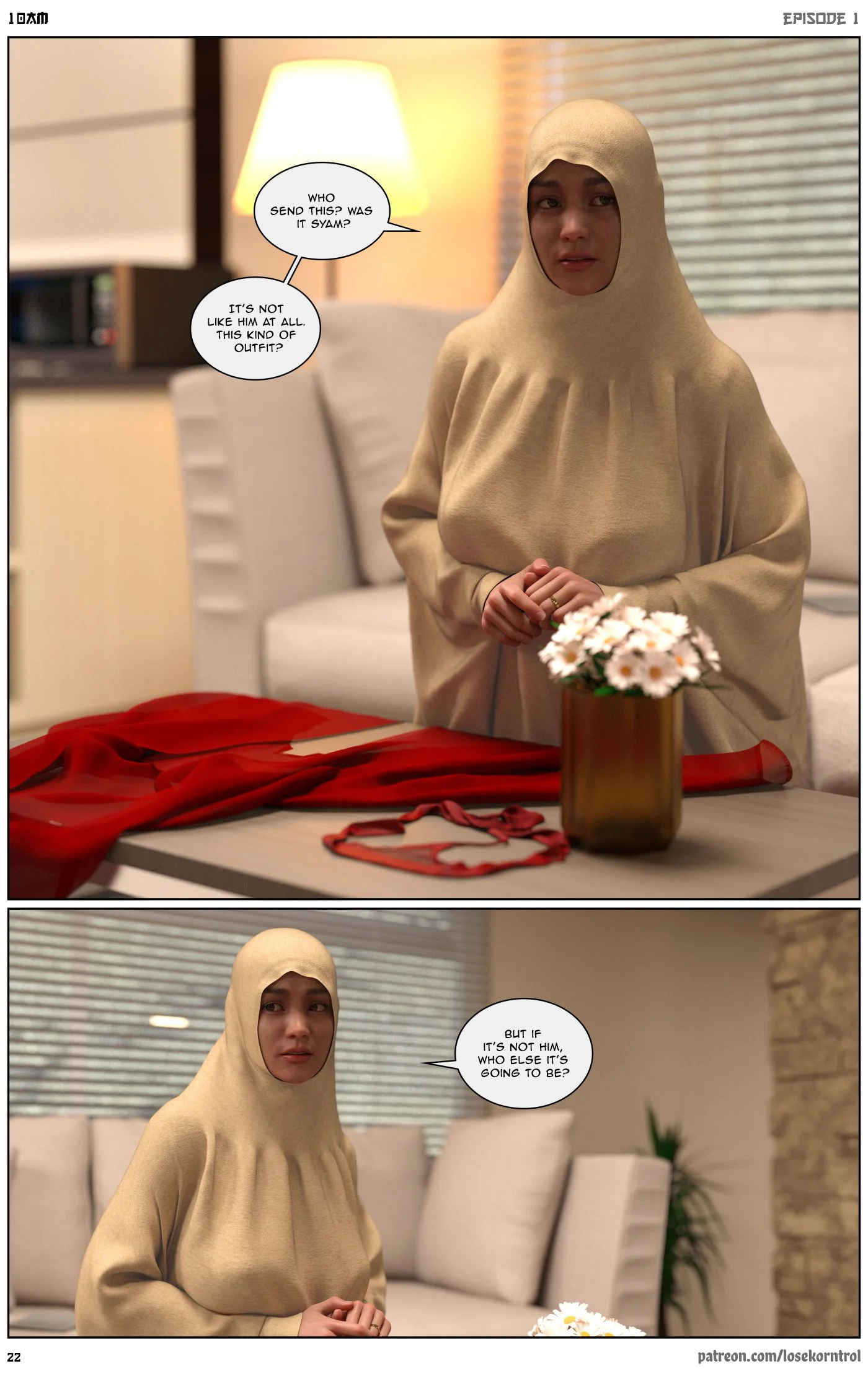10 AM [LoseKorntrol, Hijab 3DX] - Chapter 1 — Page 23