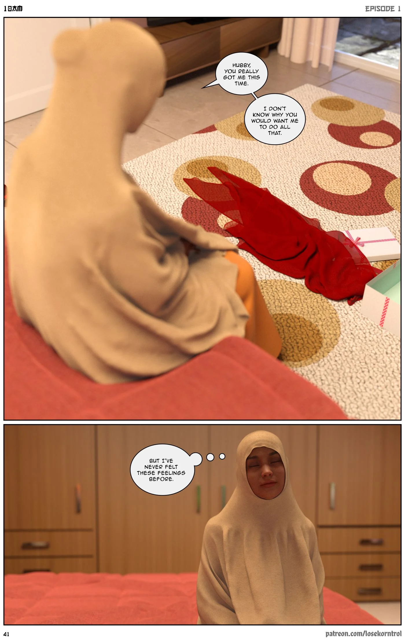 10 AM [LoseKorntrol, Hijab 3DX] - Chapter 1 — Page 42
