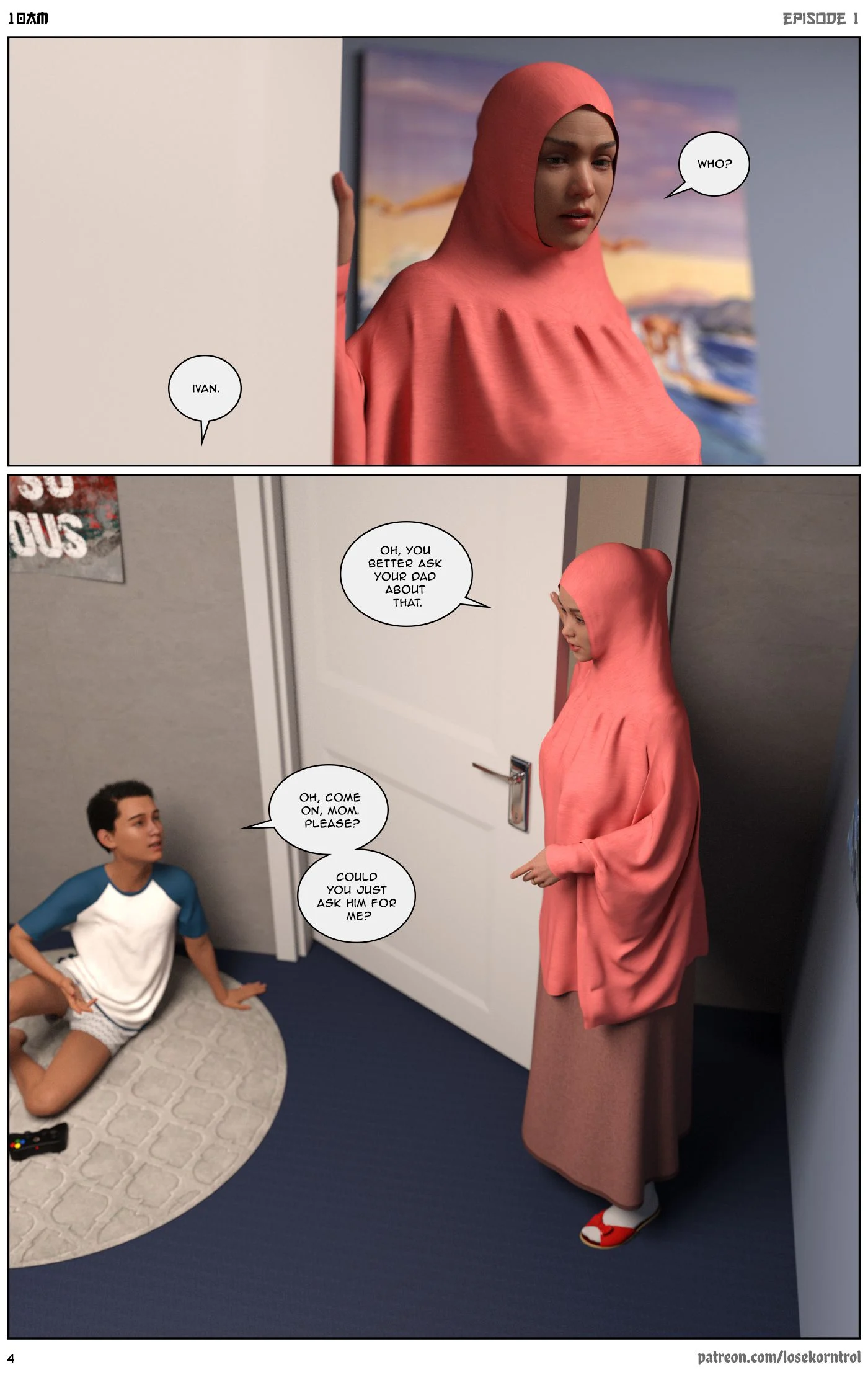 10 AM [LoseKorntrol, Hijab 3DX] - Chapter 1 — Page 5