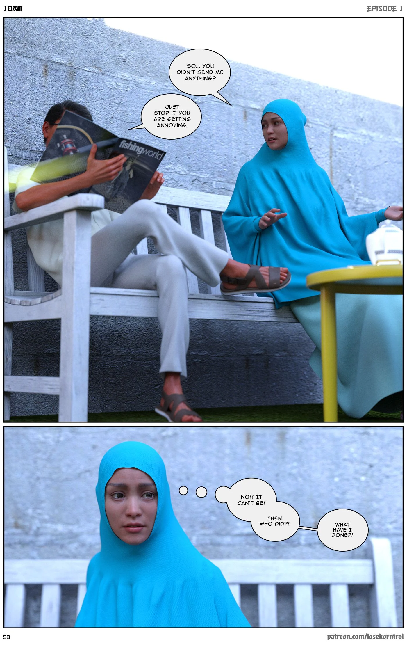 10 AM [LoseKorntrol, Hijab 3DX] - Chapter 1 — Page 51