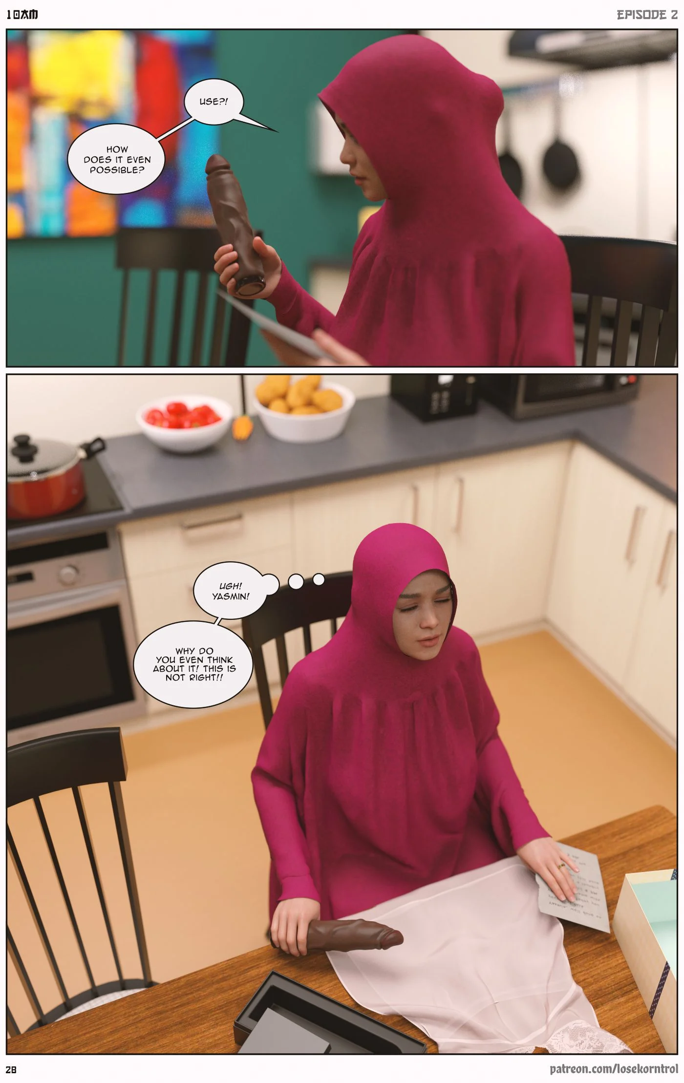 10 AM [LoseKorntrol, Hijab 3DX] - Chapter 2 — Page 28