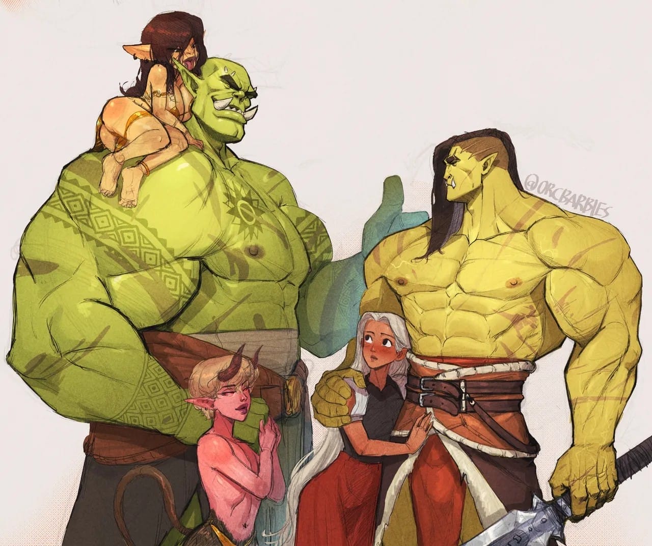 A Special Gobbo College Comic [OrcBarbies] - Chapter 0.1 — Page 45