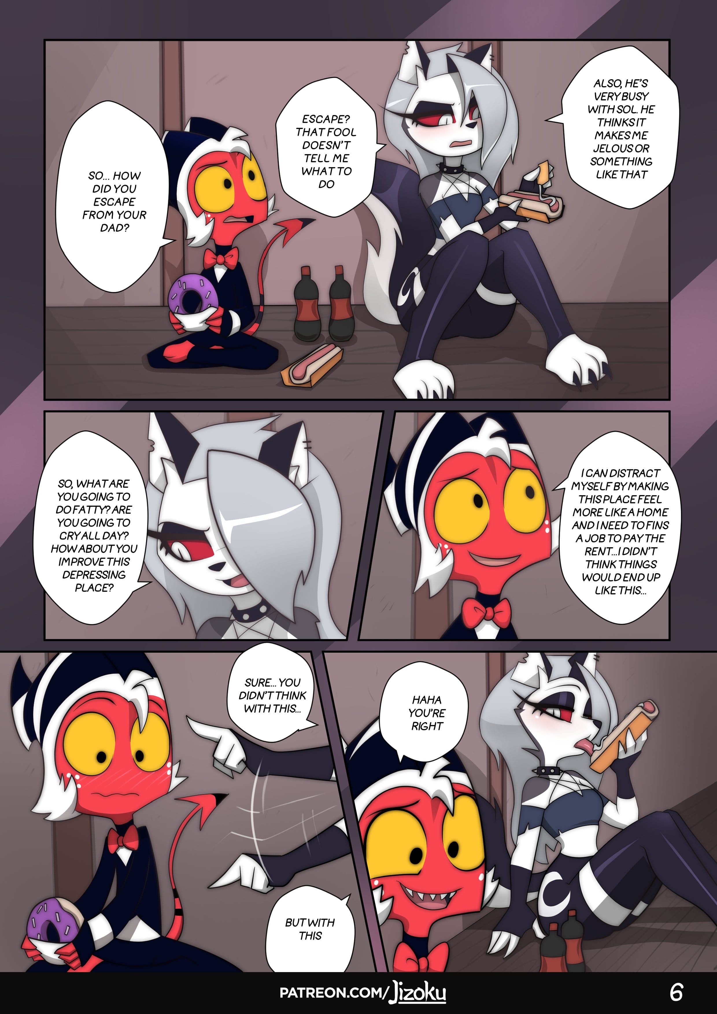 A Night With Loona (Helluva Boss) [Jizoku] - Chapter 3 — Page 7