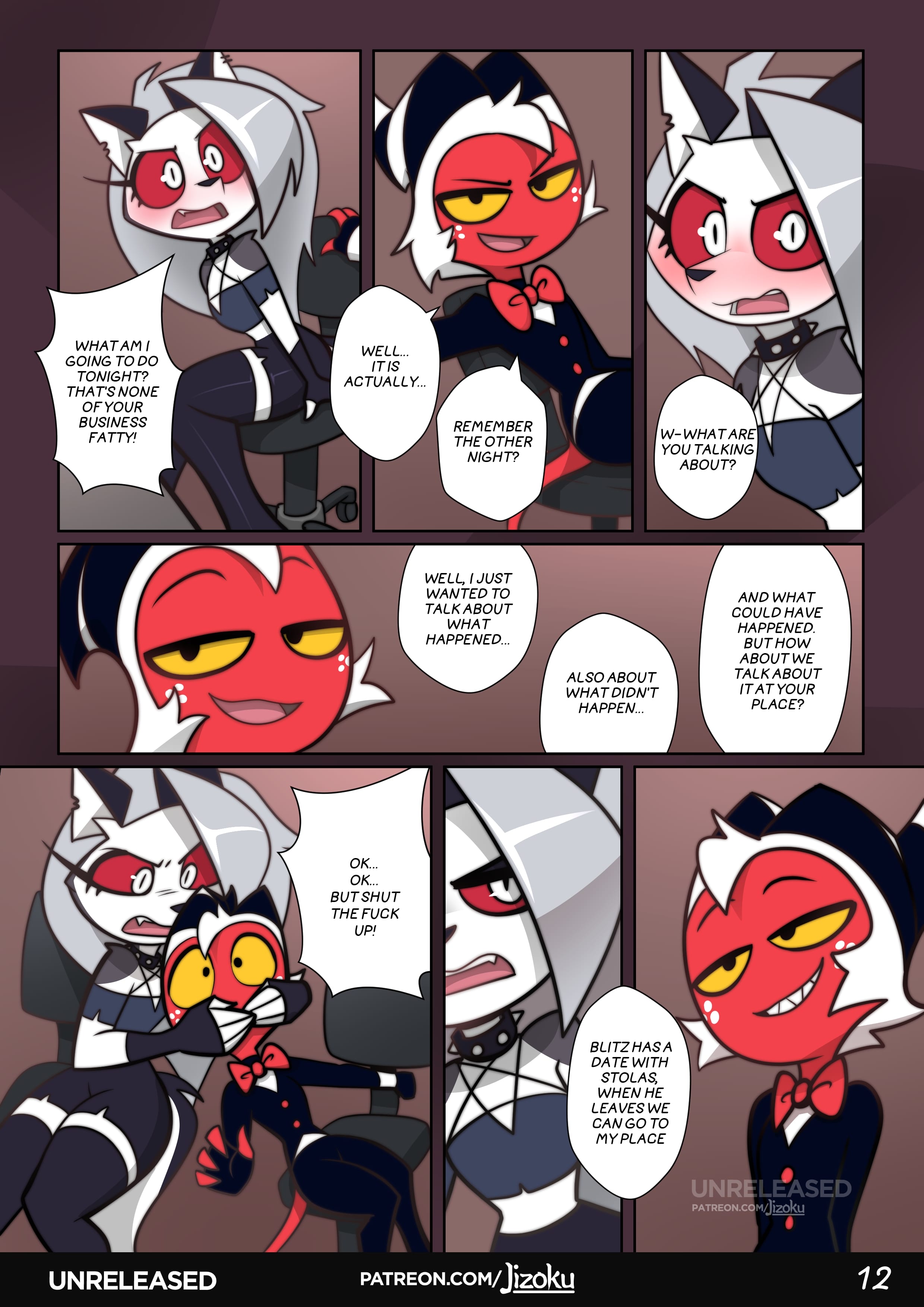 A Night With Loona (Helluva Boss) [Jizoku] - Chapter 2 — Page 13