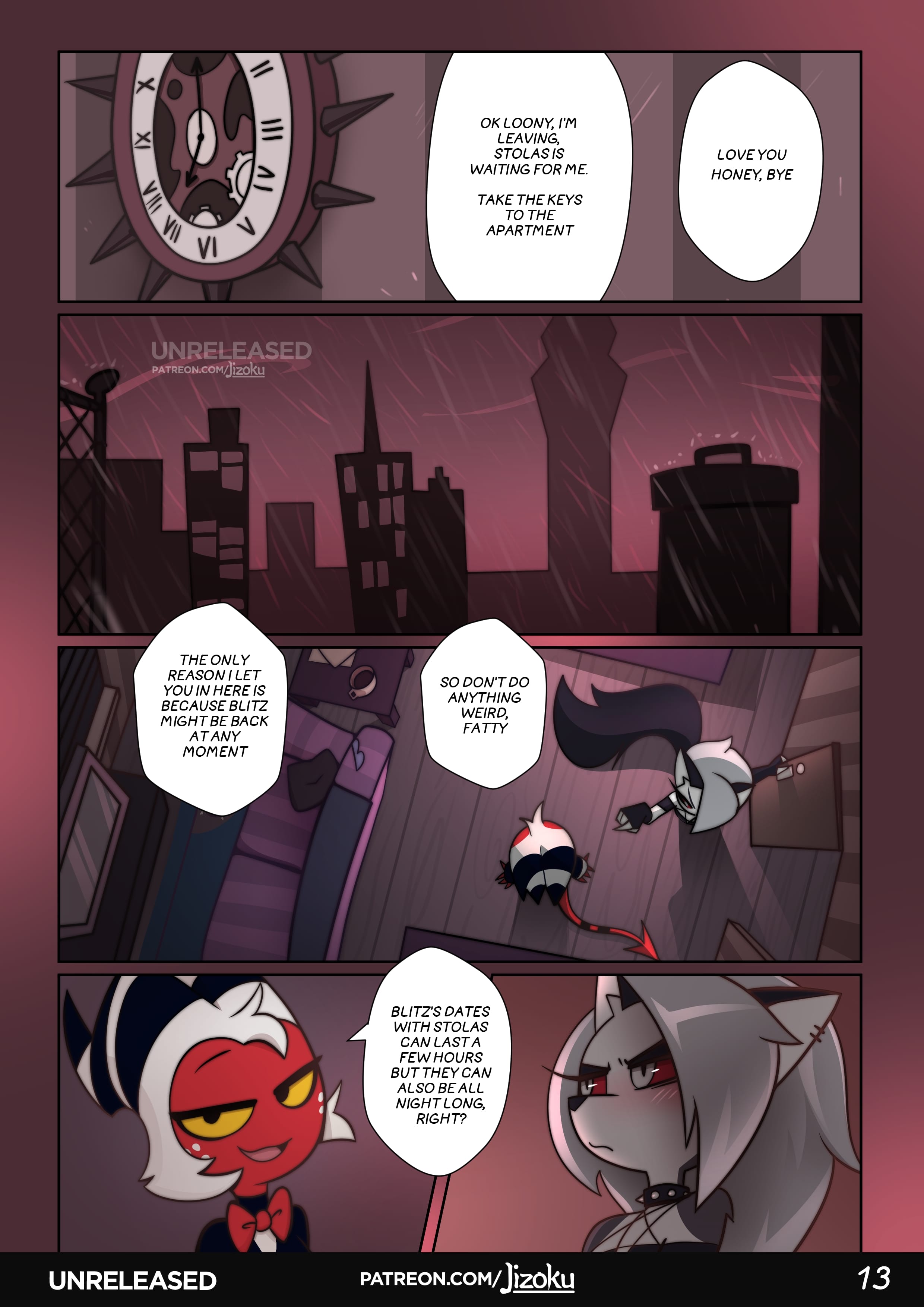 A Night With Loona (Helluva Boss) [Jizoku] - Chapter 2 — Page 14