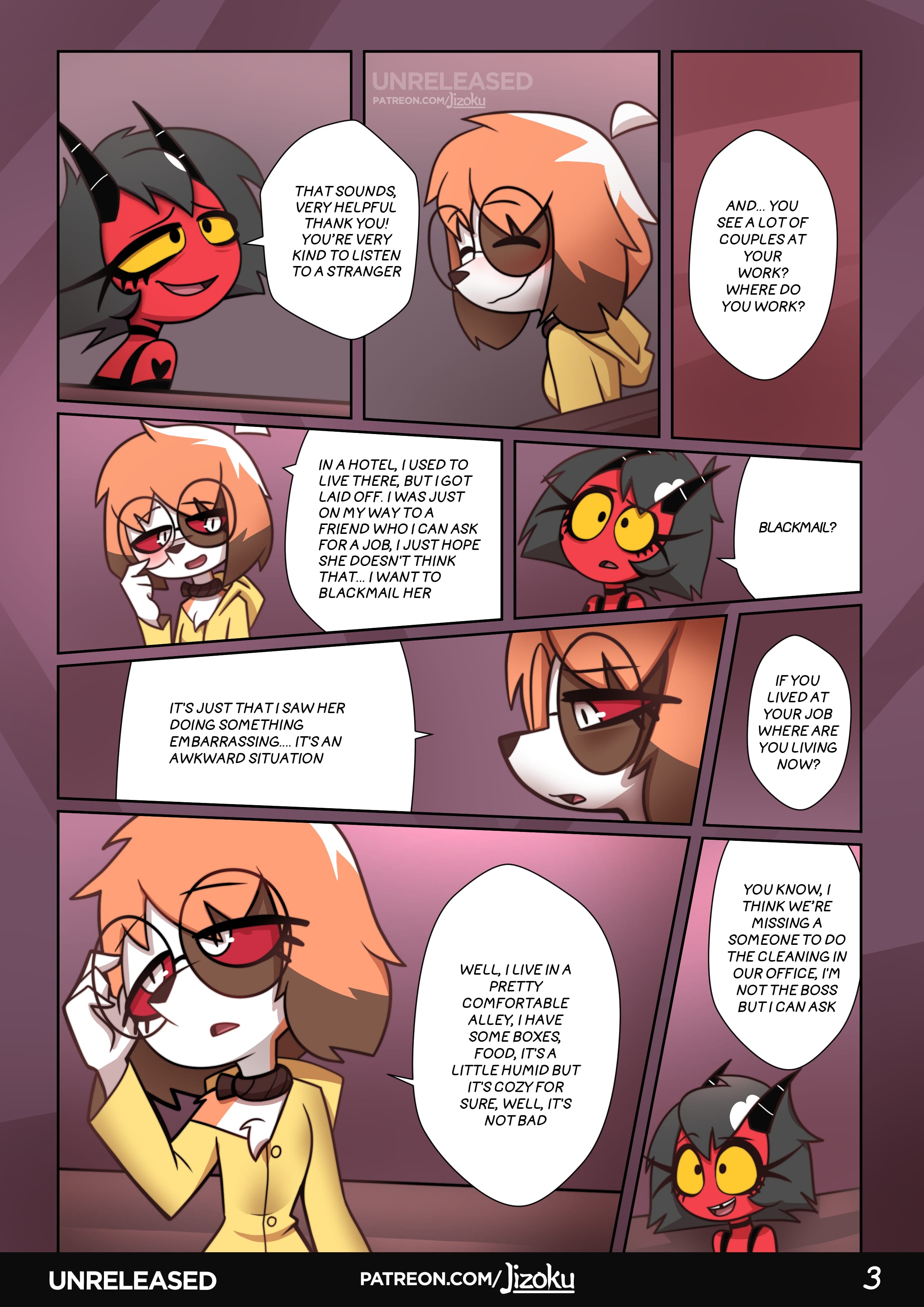 A Night With Loona (Helluva Boss) [Jizoku] - Chapter 2 — Page 4