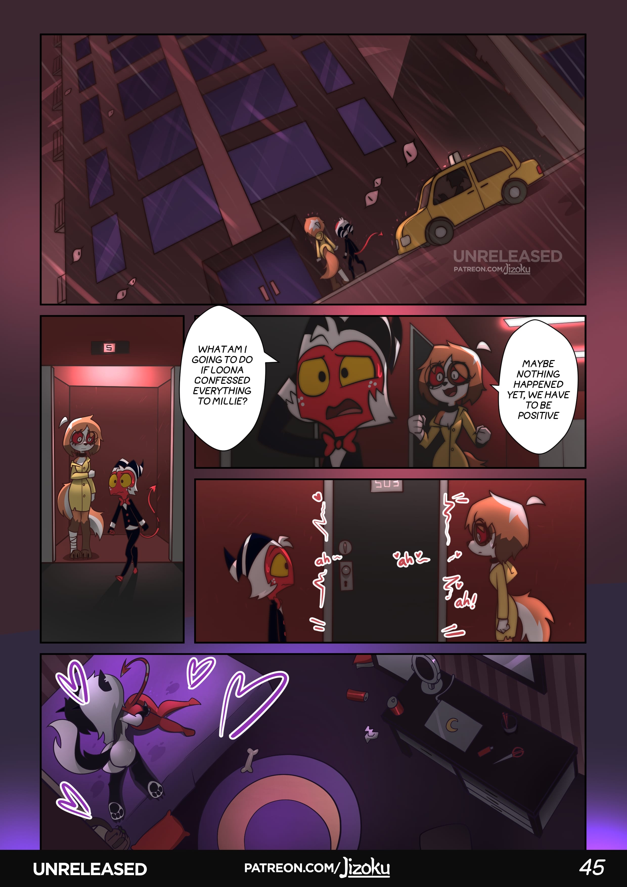 A Night With Loona (Helluva Boss) [Jizoku] - Chapter 2 — Page 46