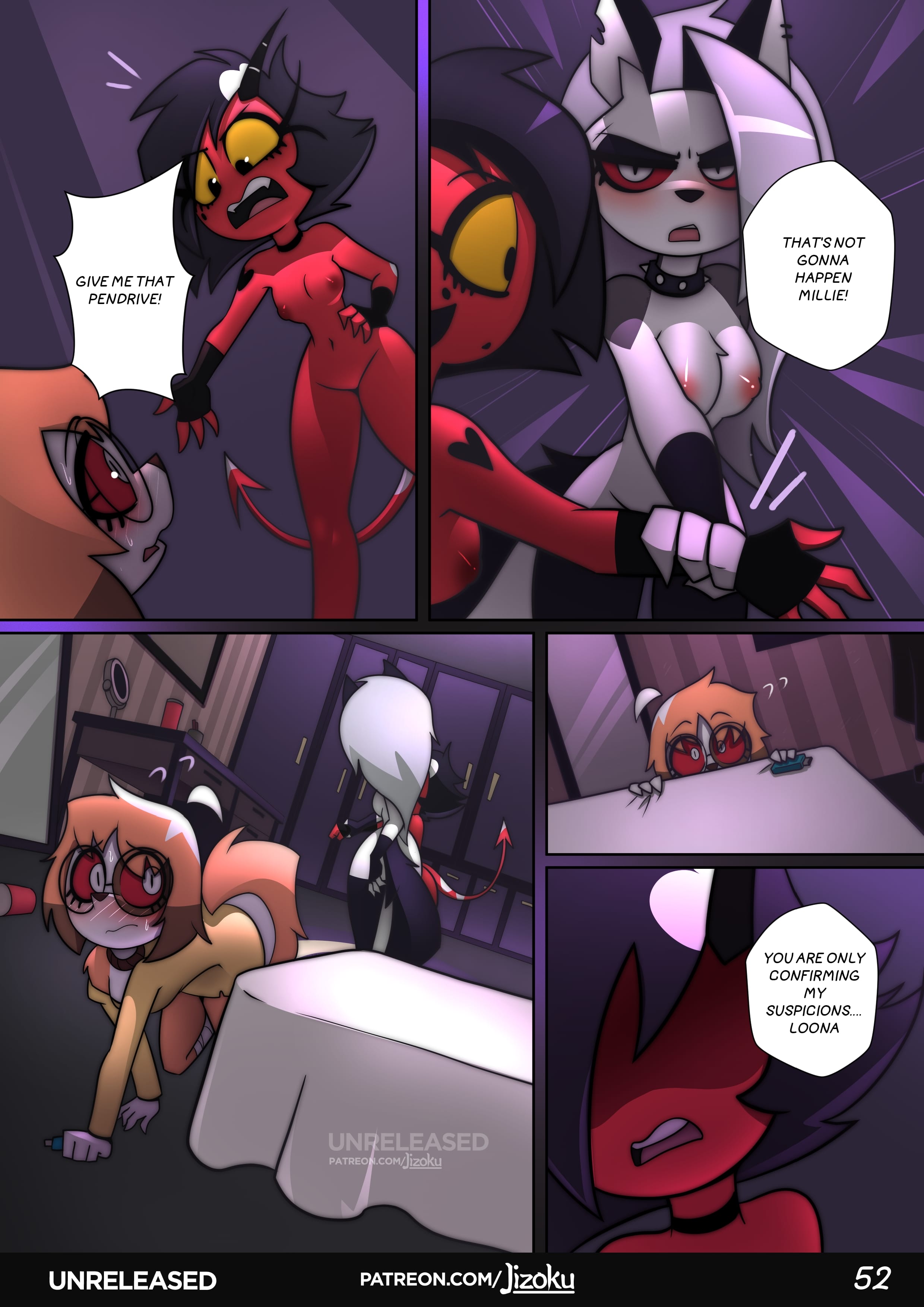 A Night With Loona (Helluva Boss) [Jizoku] - Chapter 2 — Page 53